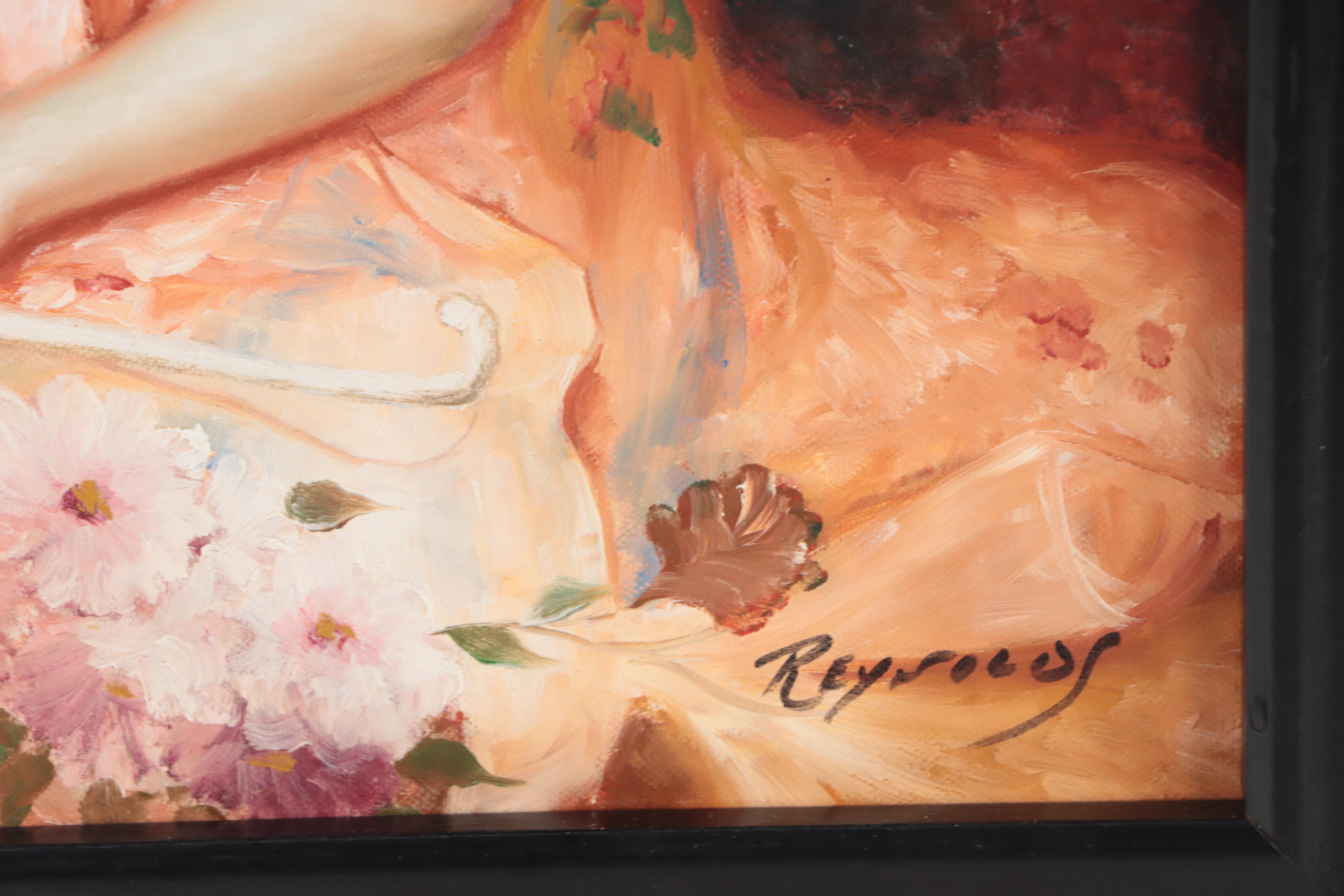 Reynolds Portrait Oil Painting of a Young Girl