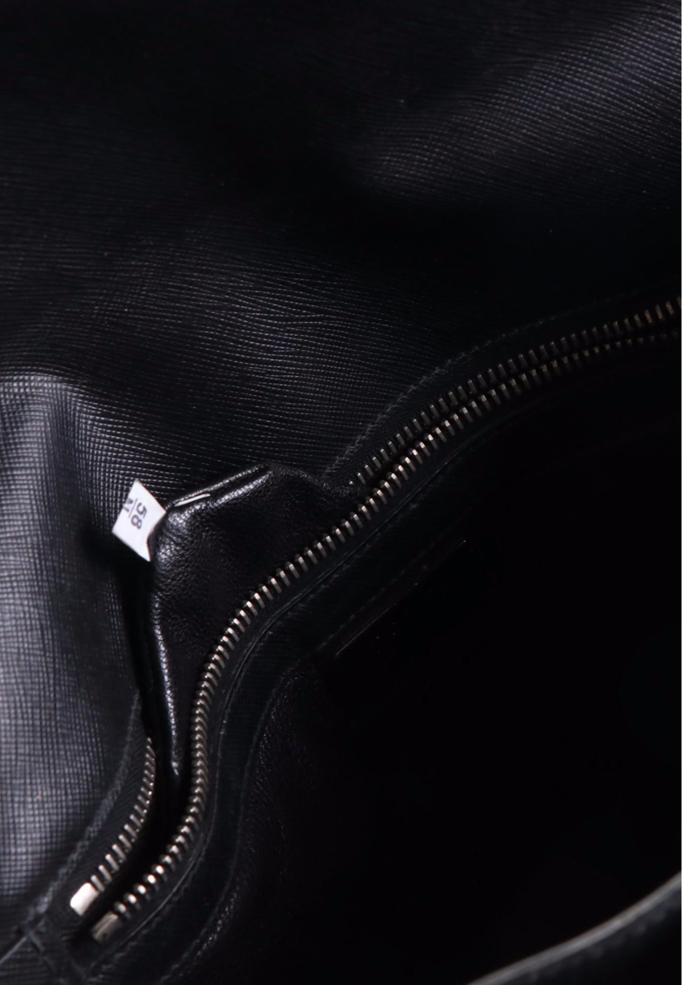 Prada Bicolor Saffiano Leather Envelope Clutch