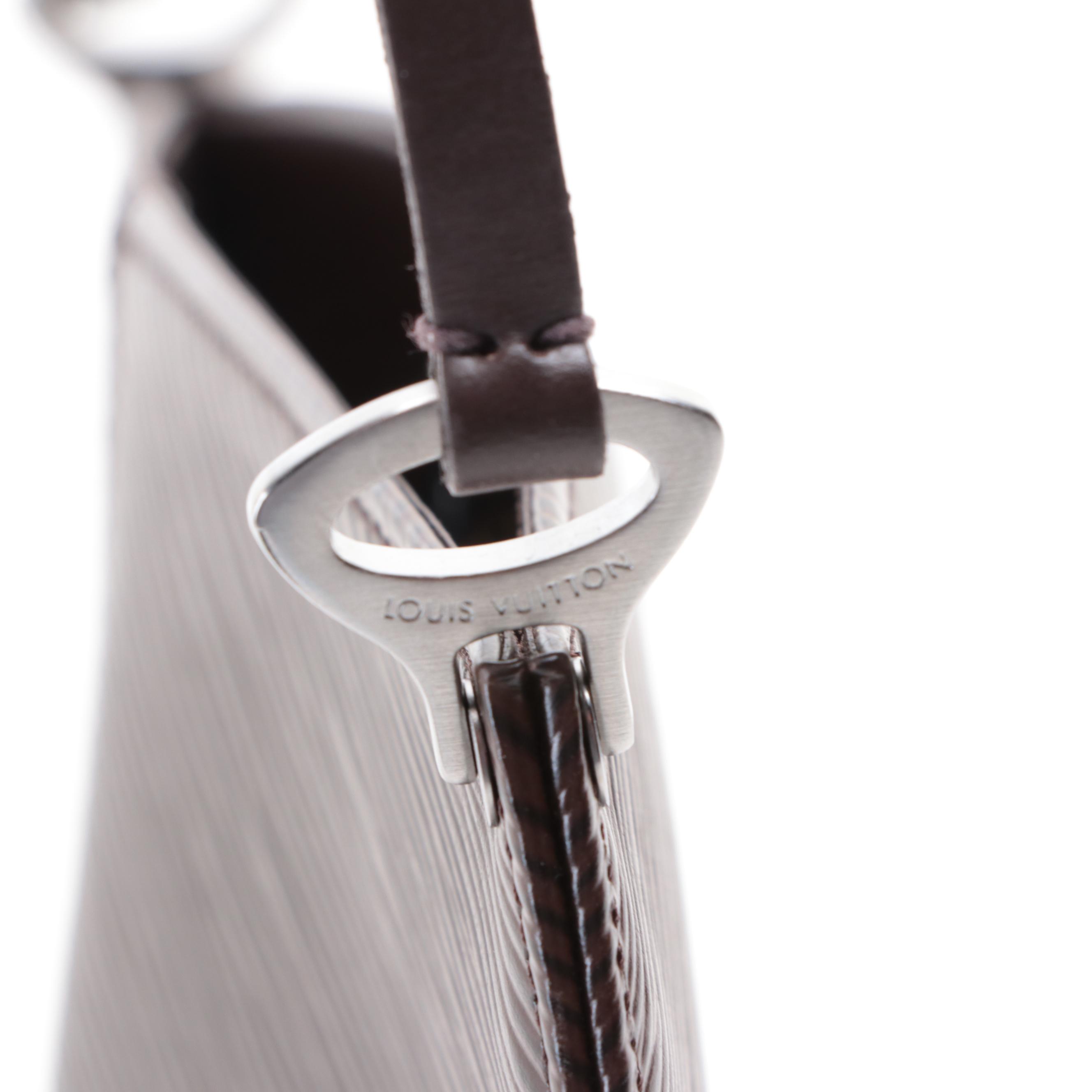 Louis Vuitton Demi Lune Bag in Moka Epi Leather