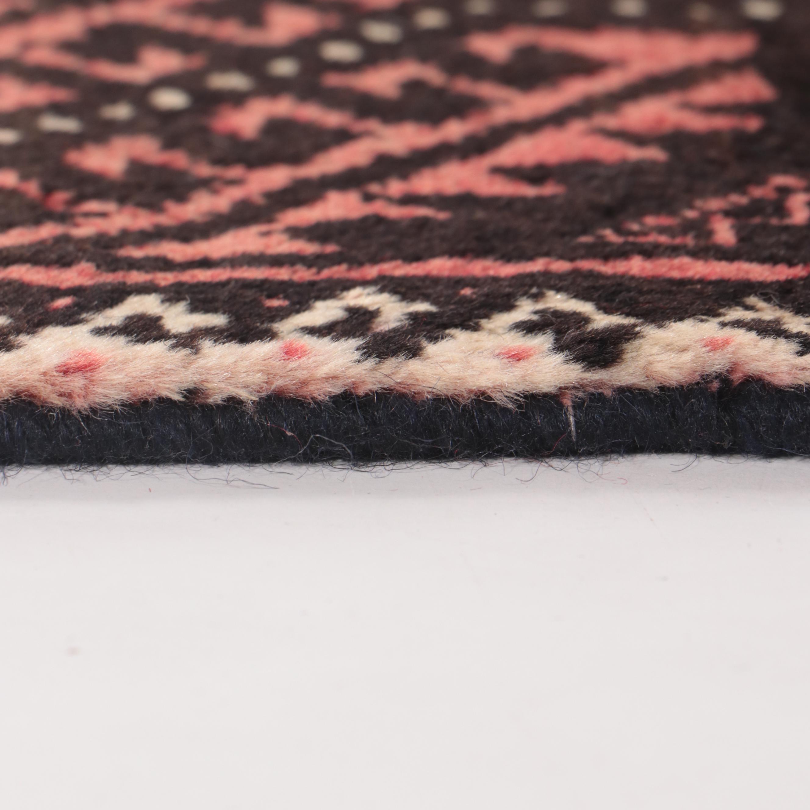 3'4 x 6'6 Hand-Knotted Afghan Baluch Area Rug