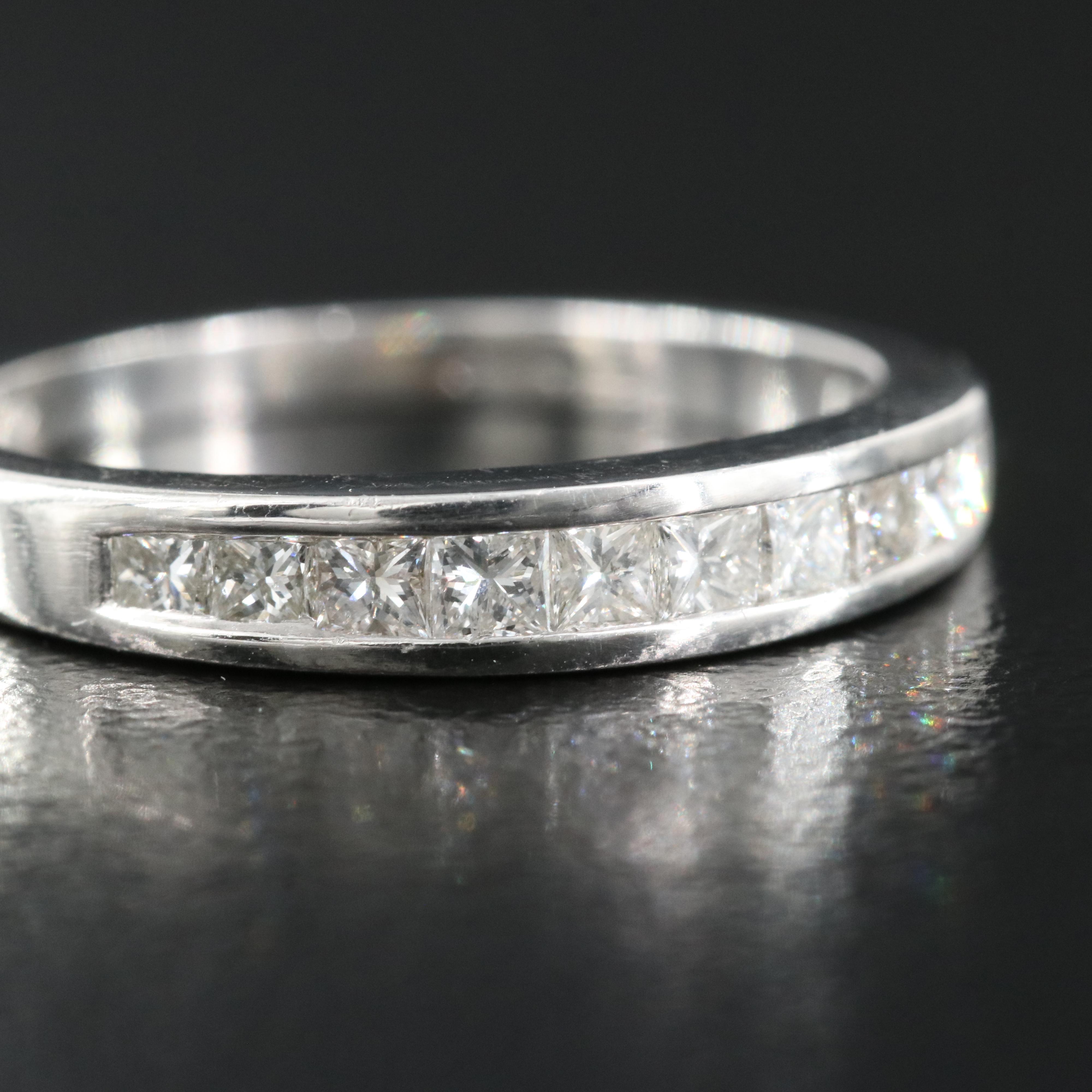Platinum 0.62 CTW Diamond Band