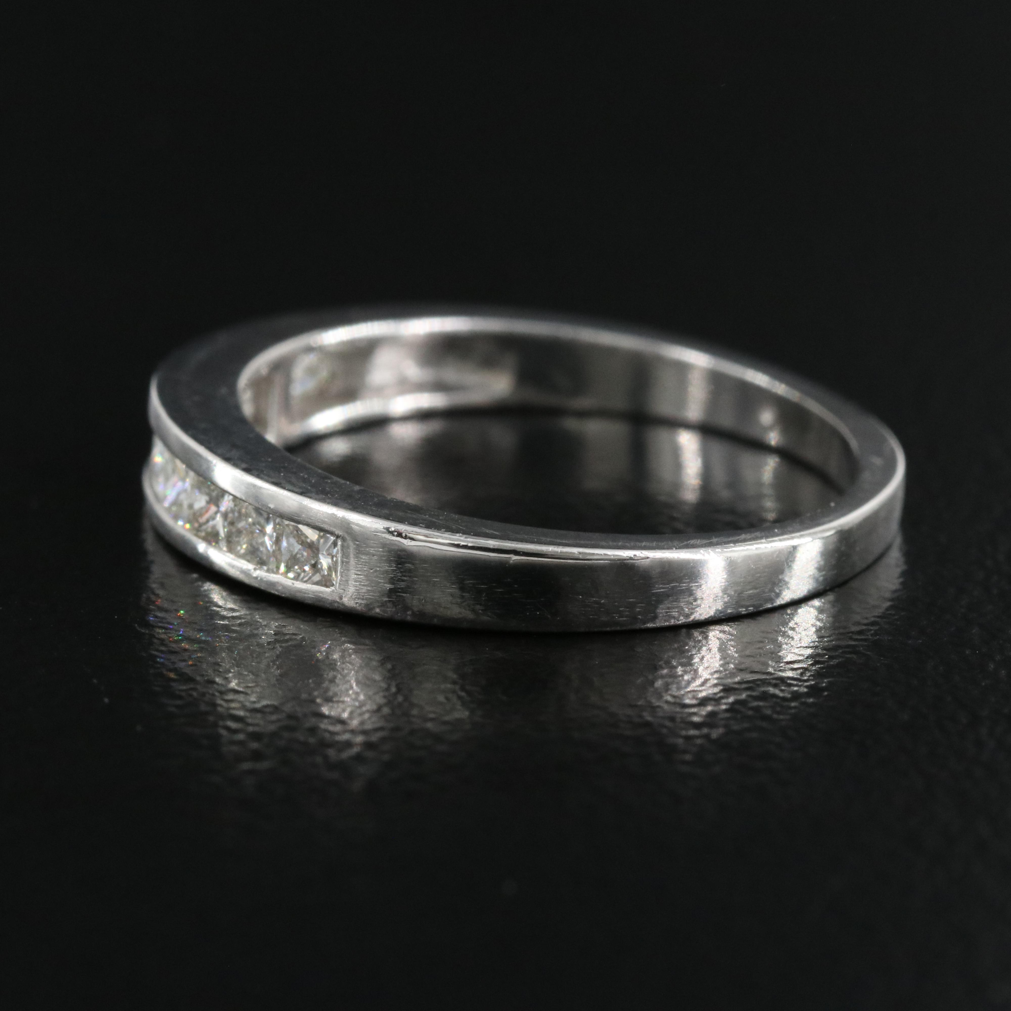 Platinum 0.62 CTW Diamond Band