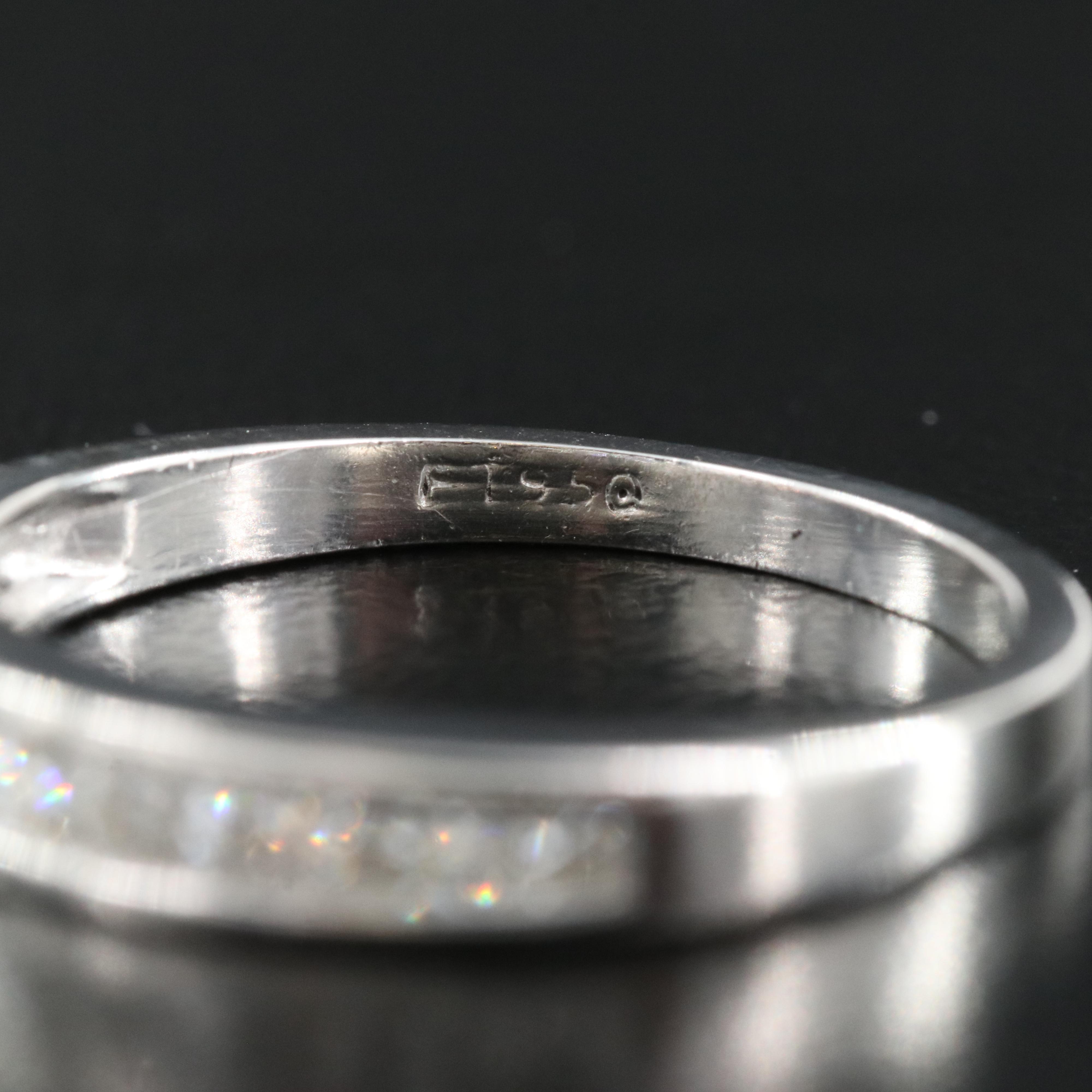 Platinum 0.62 CTW Diamond Band