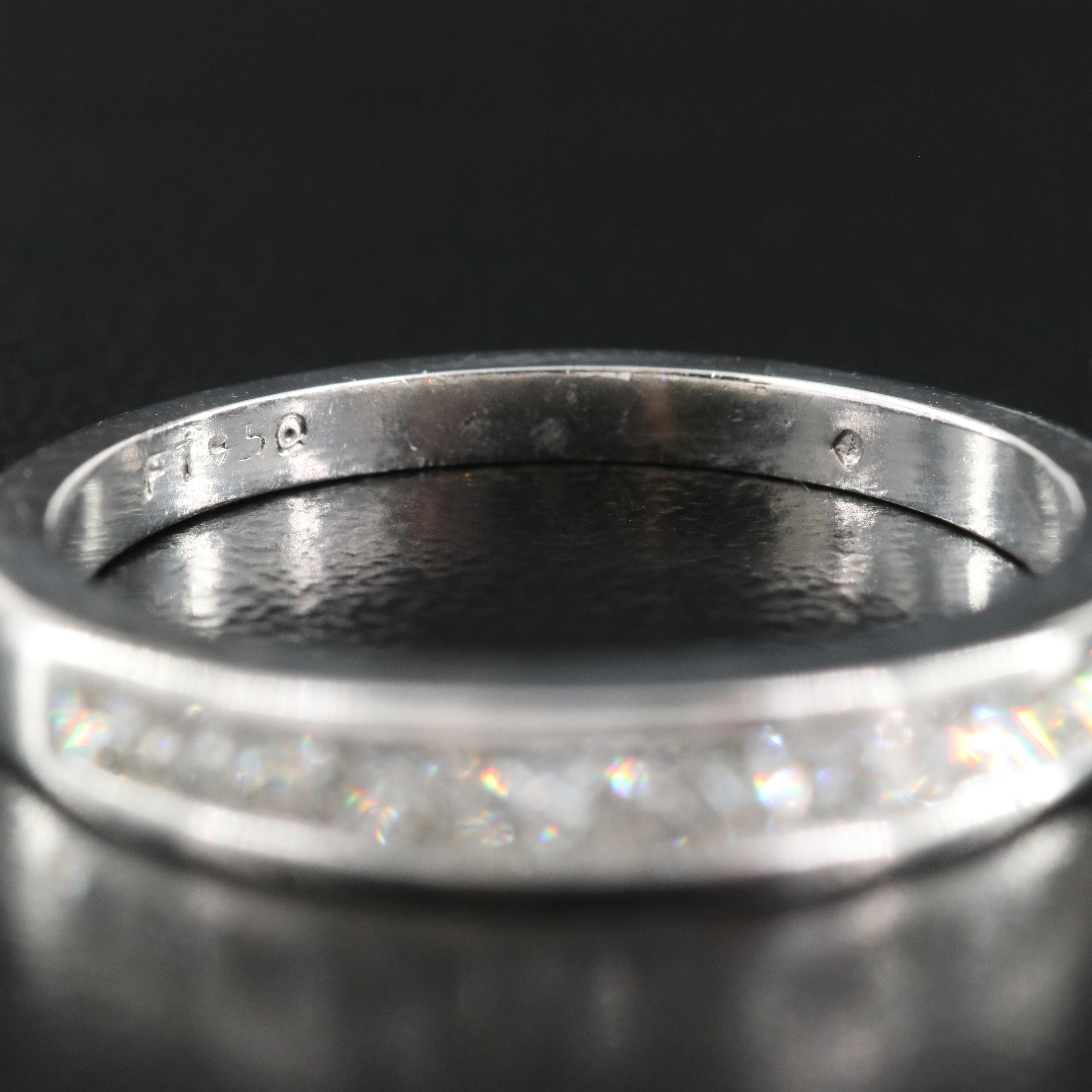 Platinum 0.62 CTW Diamond Band