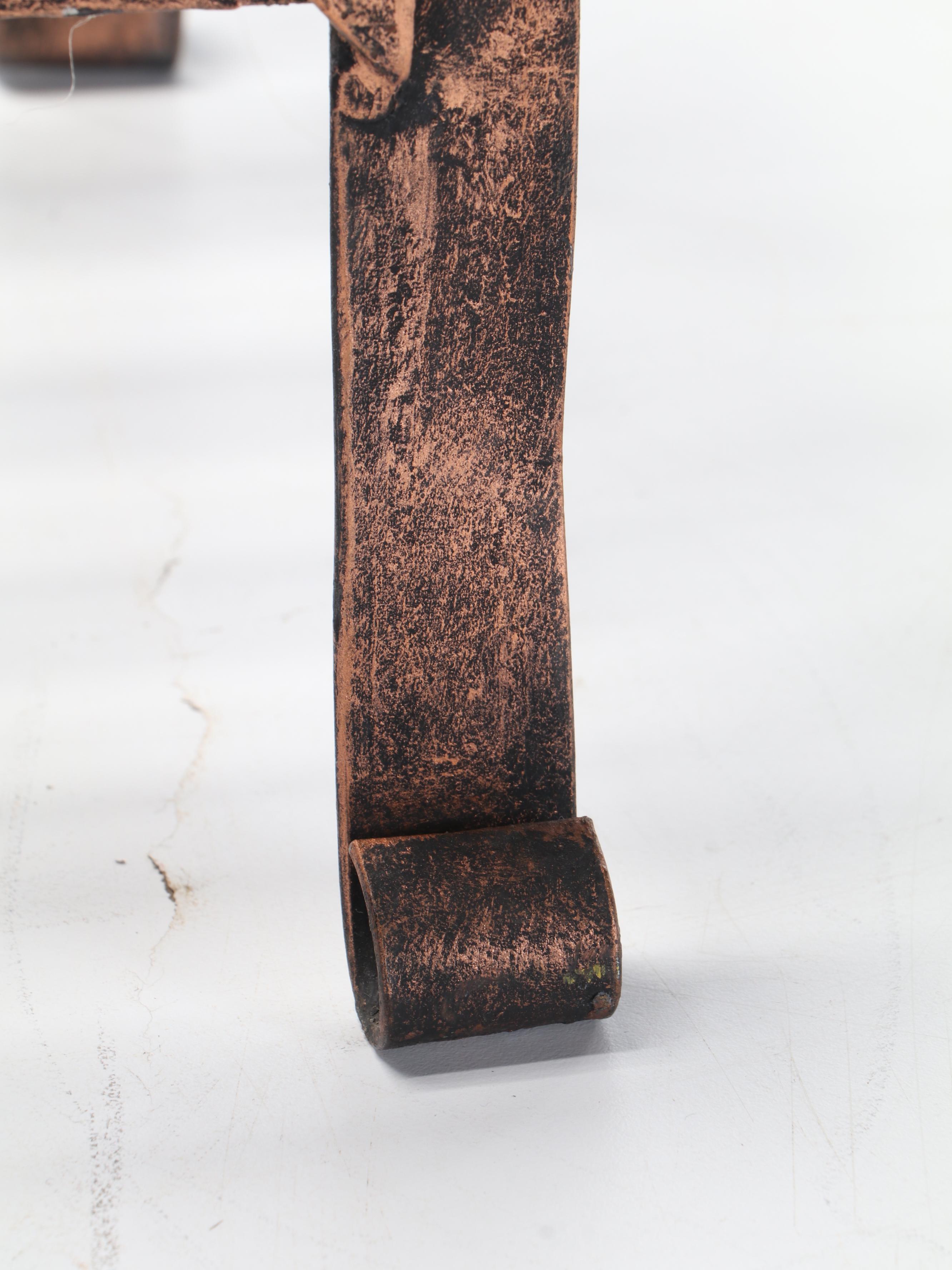 Rococo Style Gilt Washed Scrolled Metal Box Planters