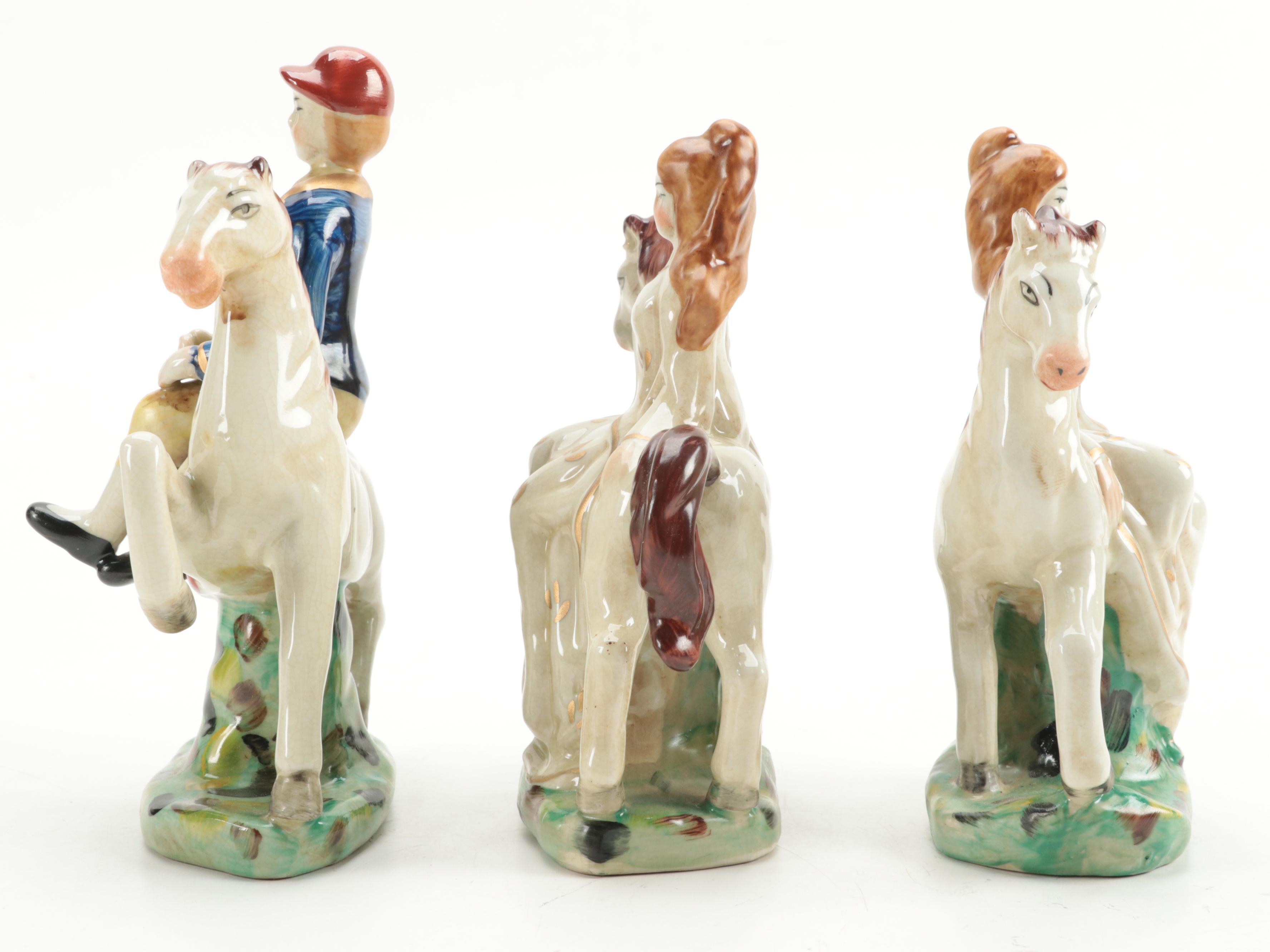 Staffordshire Style Earthenware Figurines