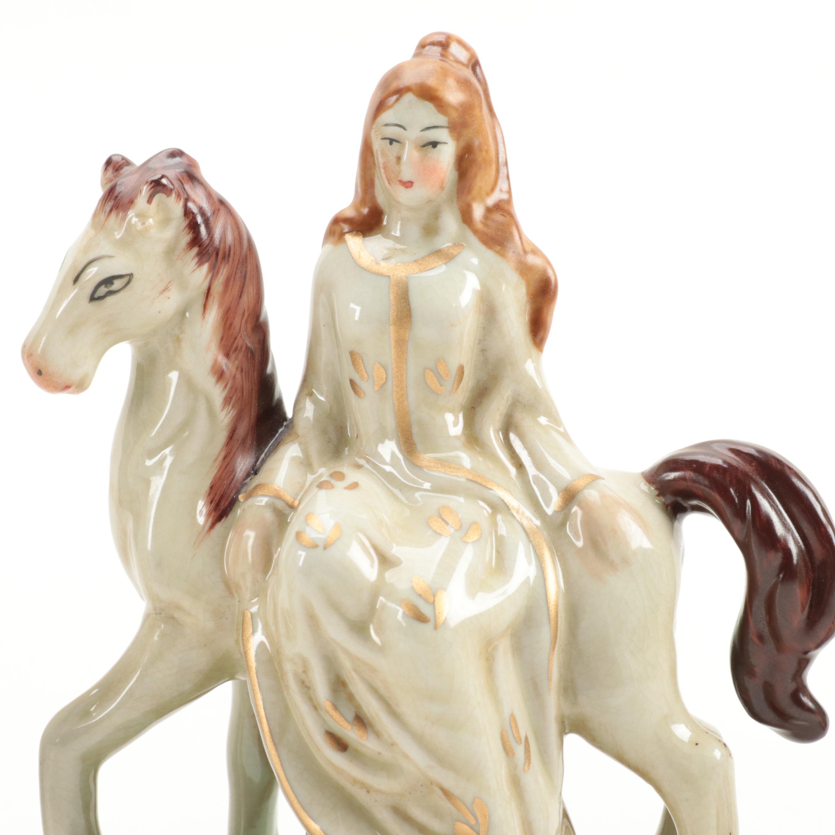 Staffordshire Style Earthenware Figurines