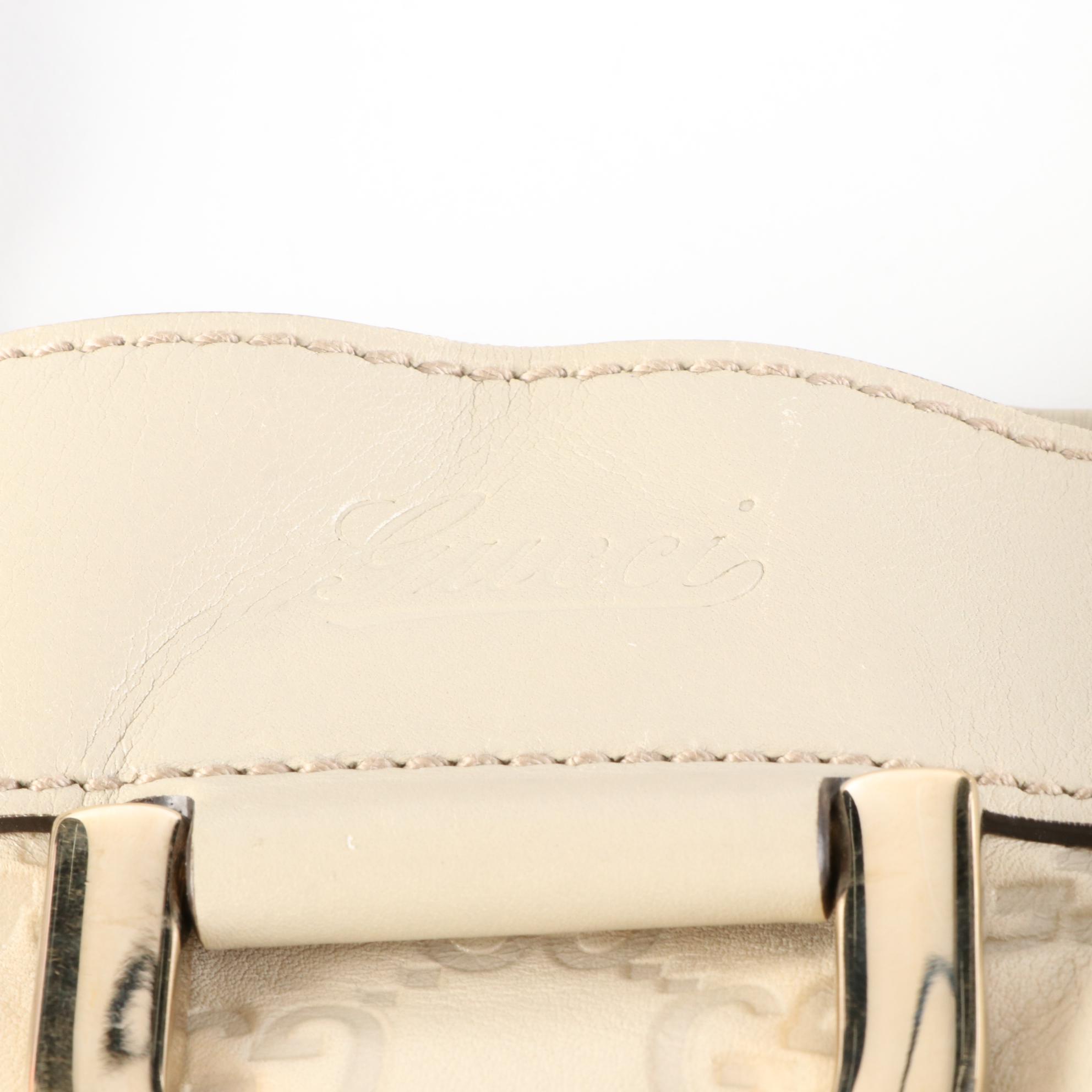 Gucci D-Ring Small Tote Bag in Guccissima and Grain Leather