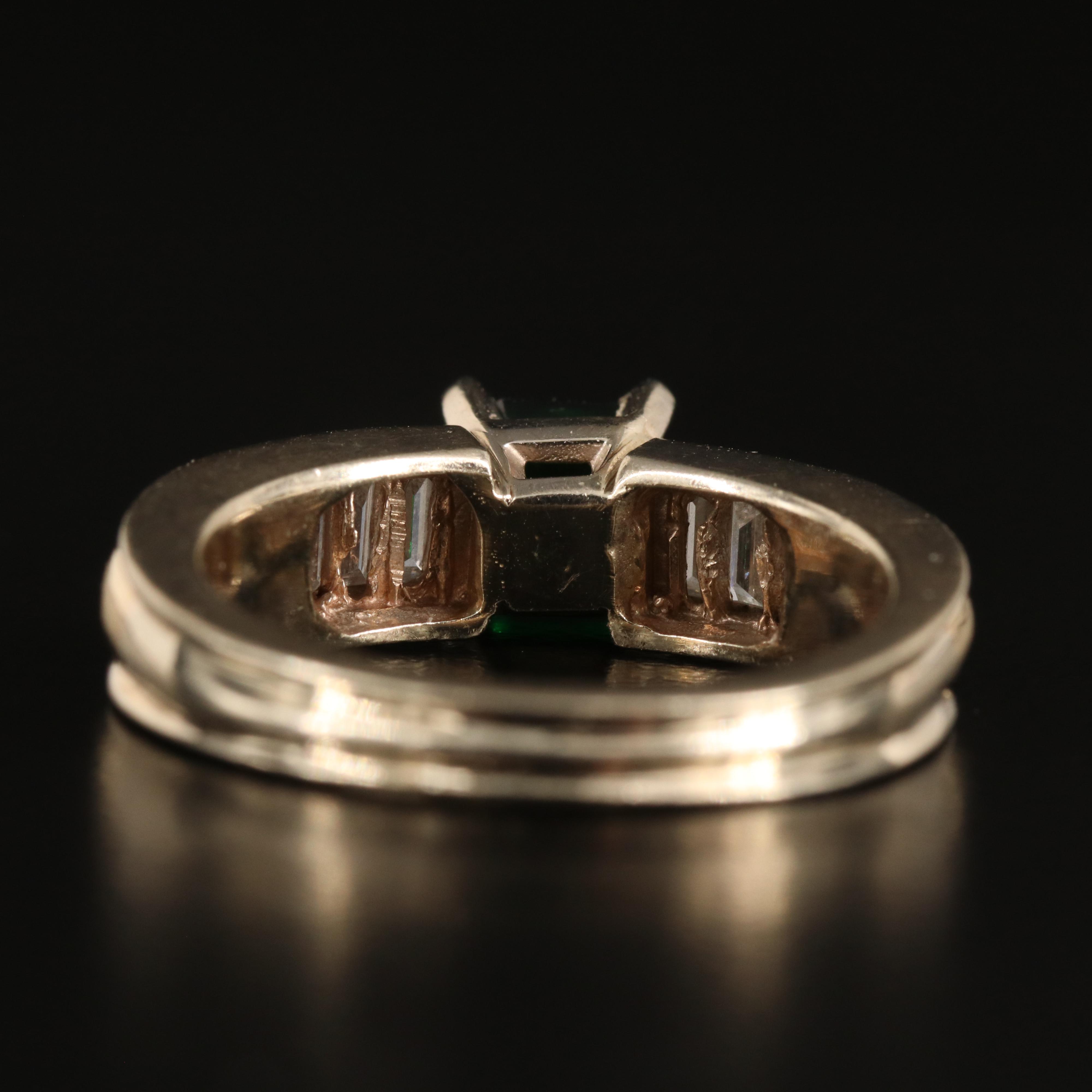 14K Tourmaline and Diamond Ring