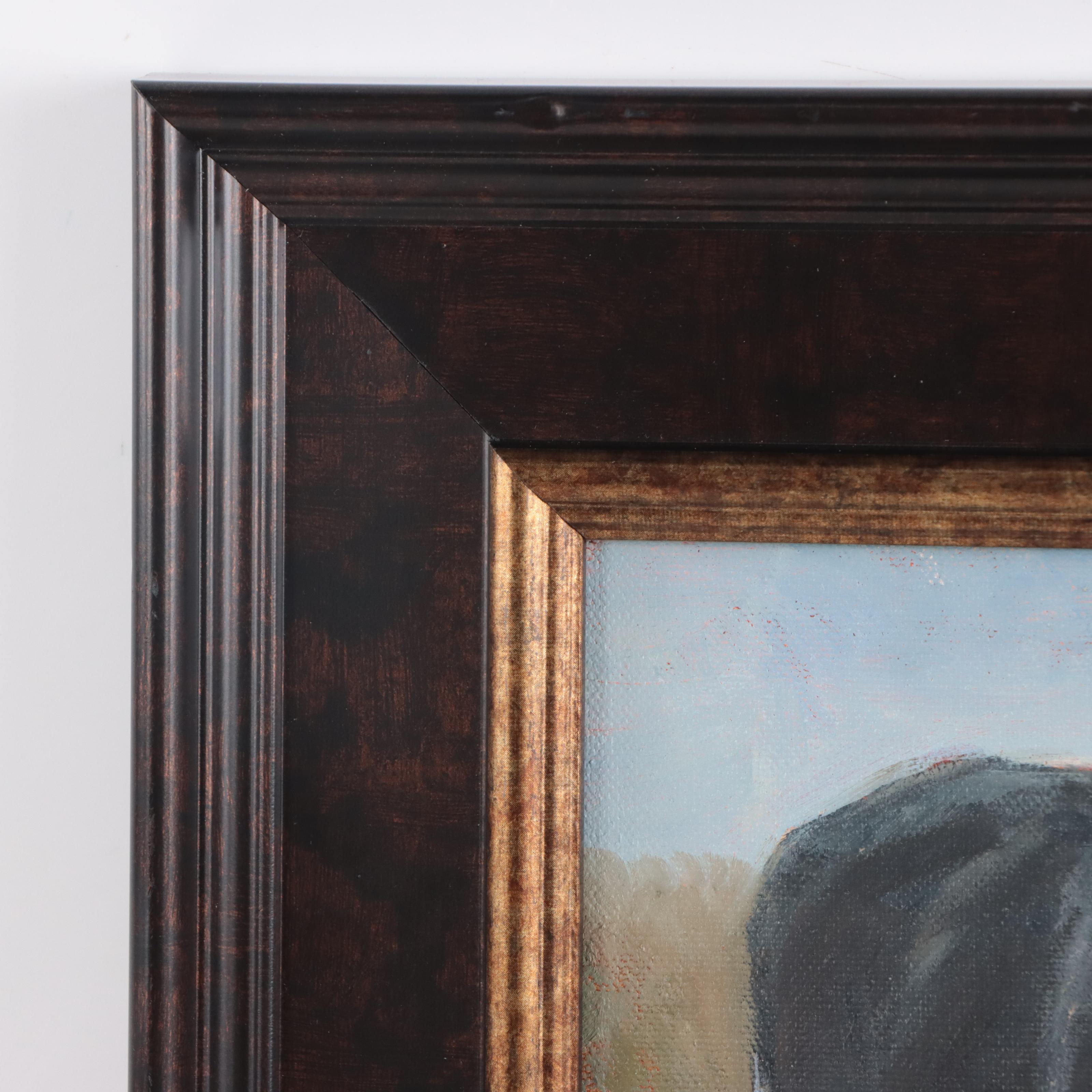 Mary Holobaugh Oil Painting of Cows