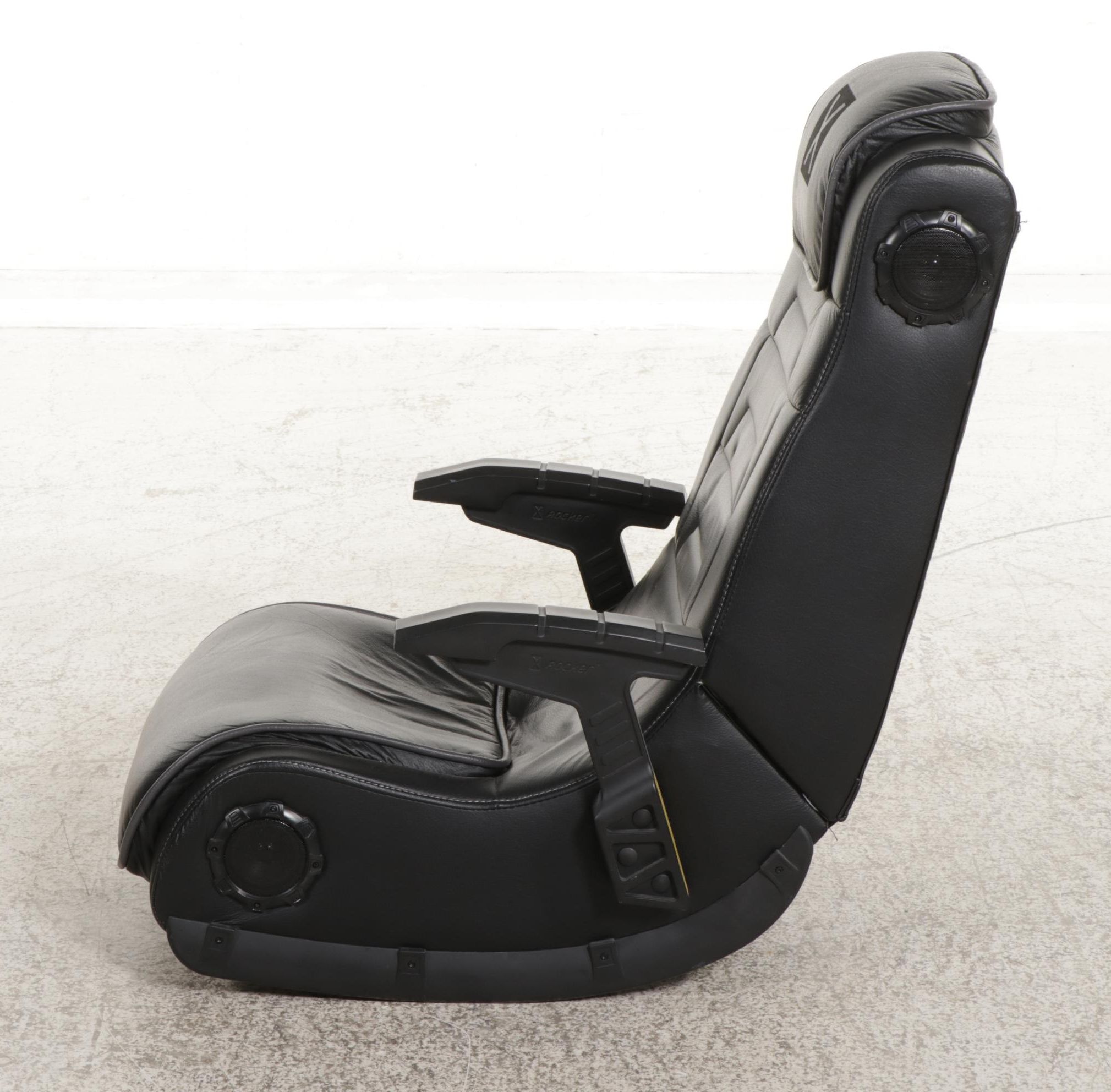 Ace Bayou Faux Leather Gaming Chair with Integral Speakers