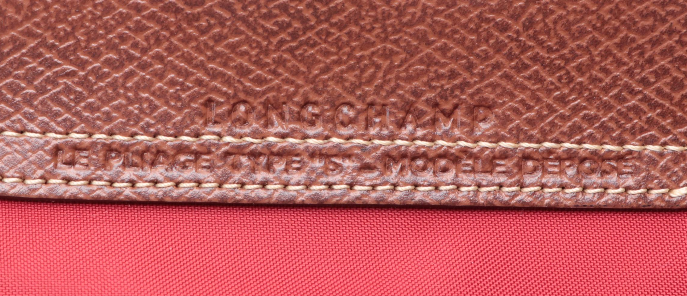 Longchamp Le Pliage Foldable Tote Bag Small in Nylon and Leather