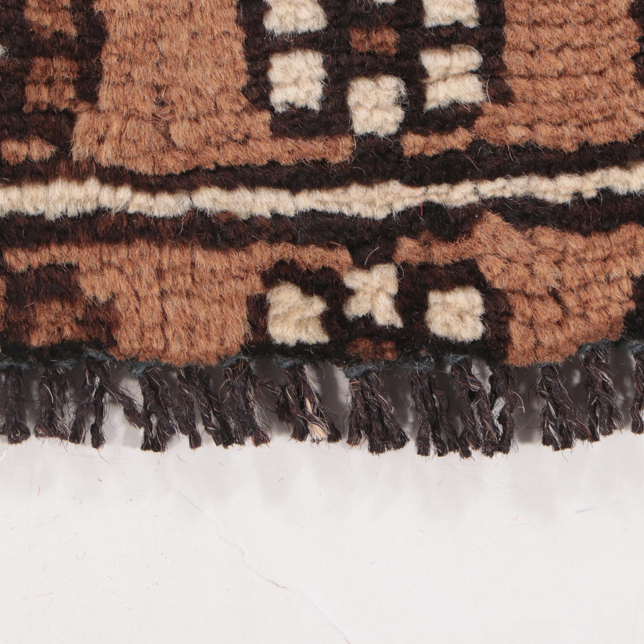 4'1 x 7'11 Hand-Knotted Afghan Khotan Area Rug