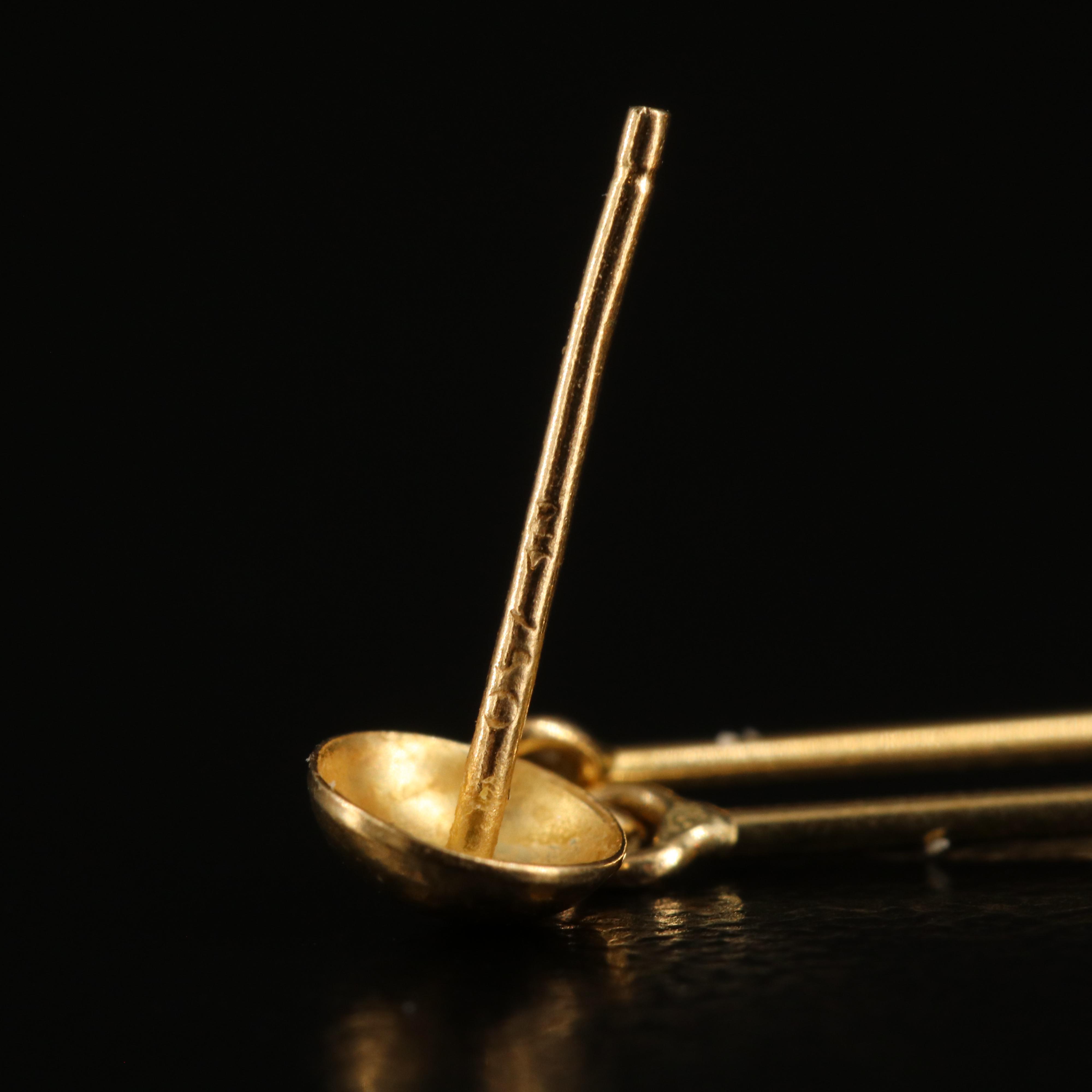 18K Citrine Pendulum Earrings