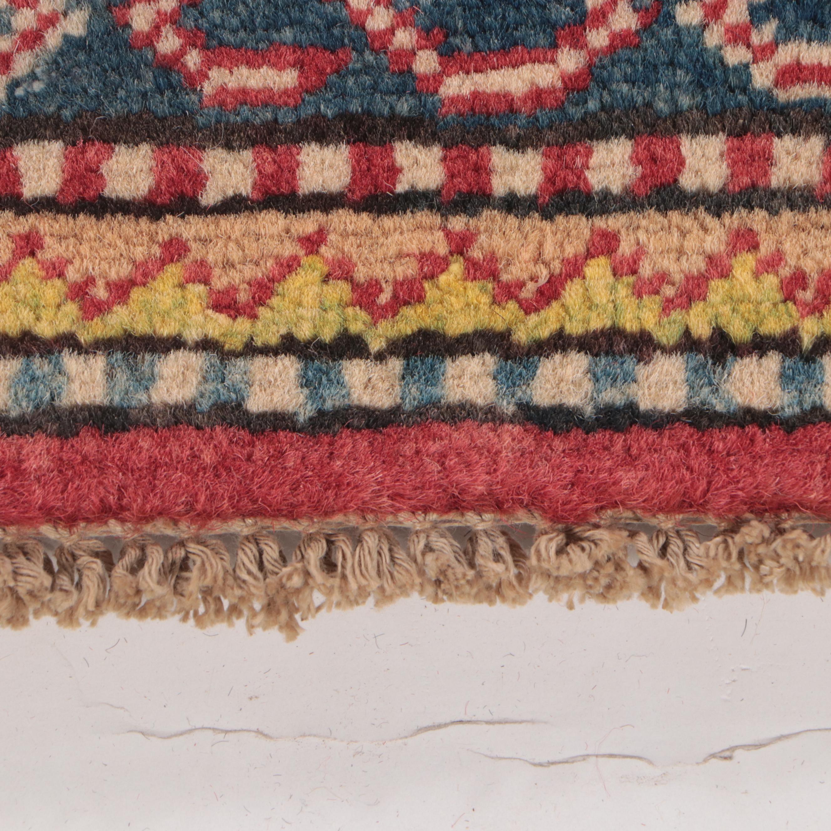 4'10 x 6'8 Hand-Knotted Pakistani Kazak-Style Area Rug