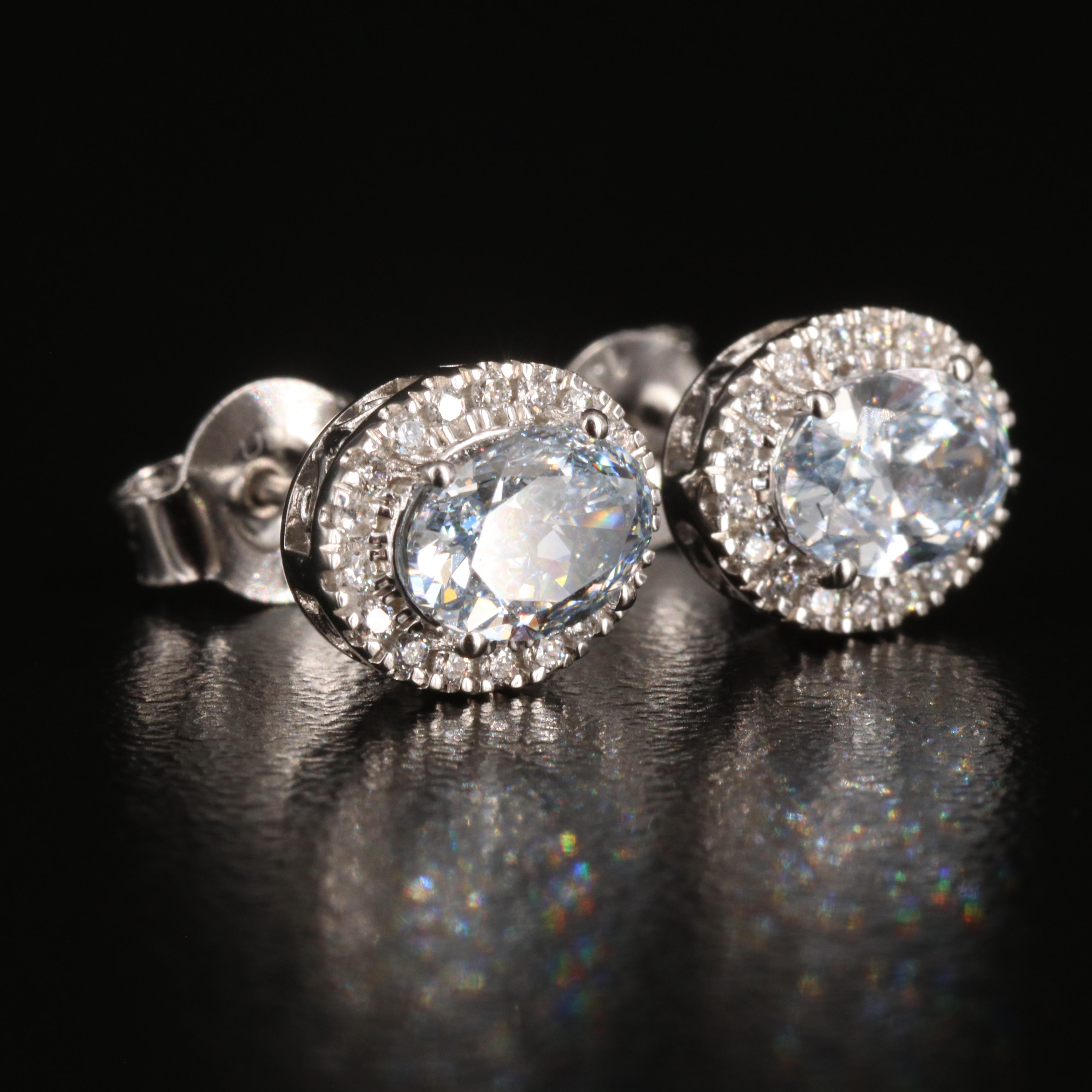 14K 1.19 CTW Lab Grown Diamond Stud Earrings