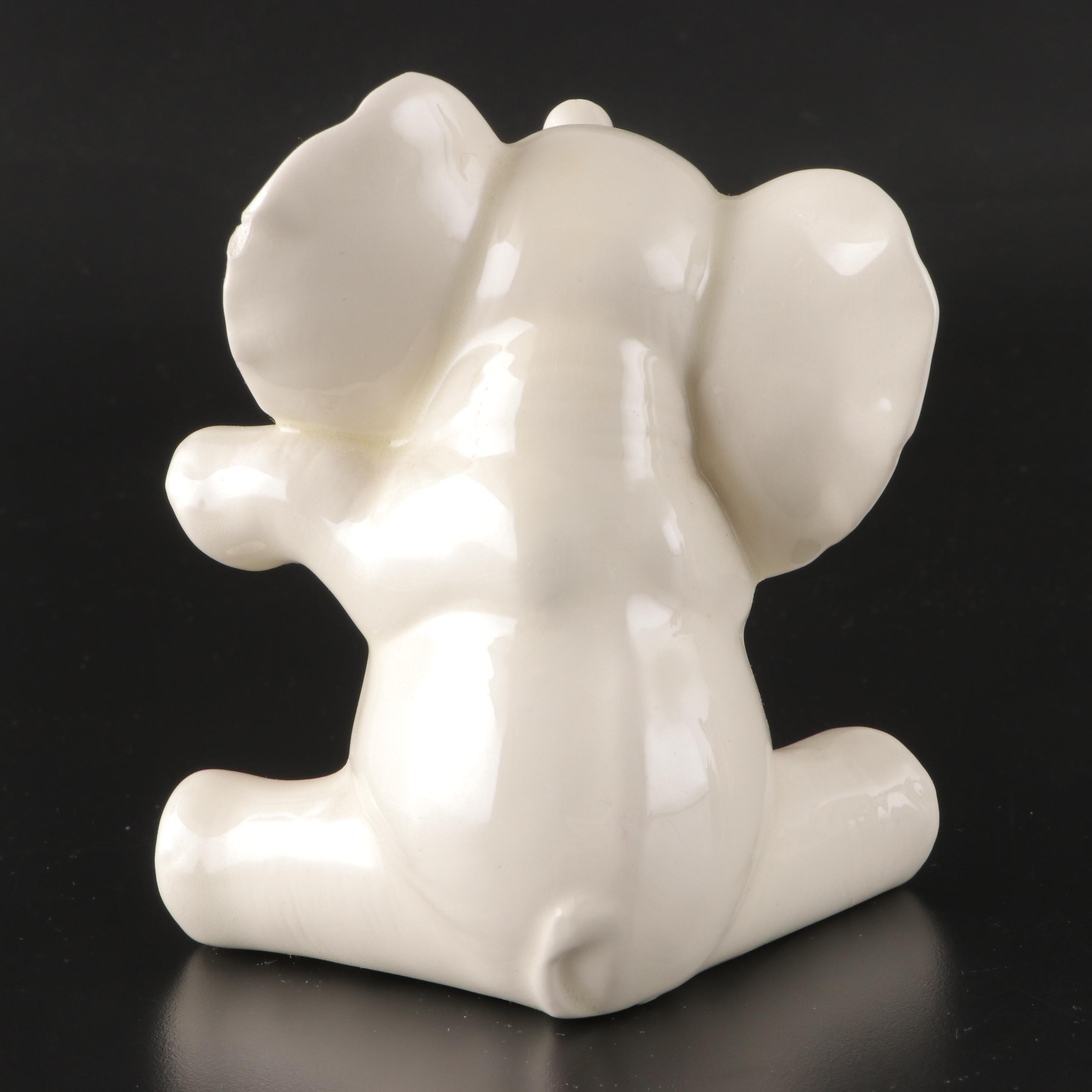 Homco with Other Ceramic Elephant Figurines