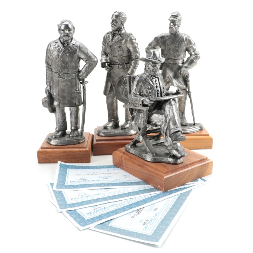 Michael A. Ricker Civil War Series and Other Pewter Figurines