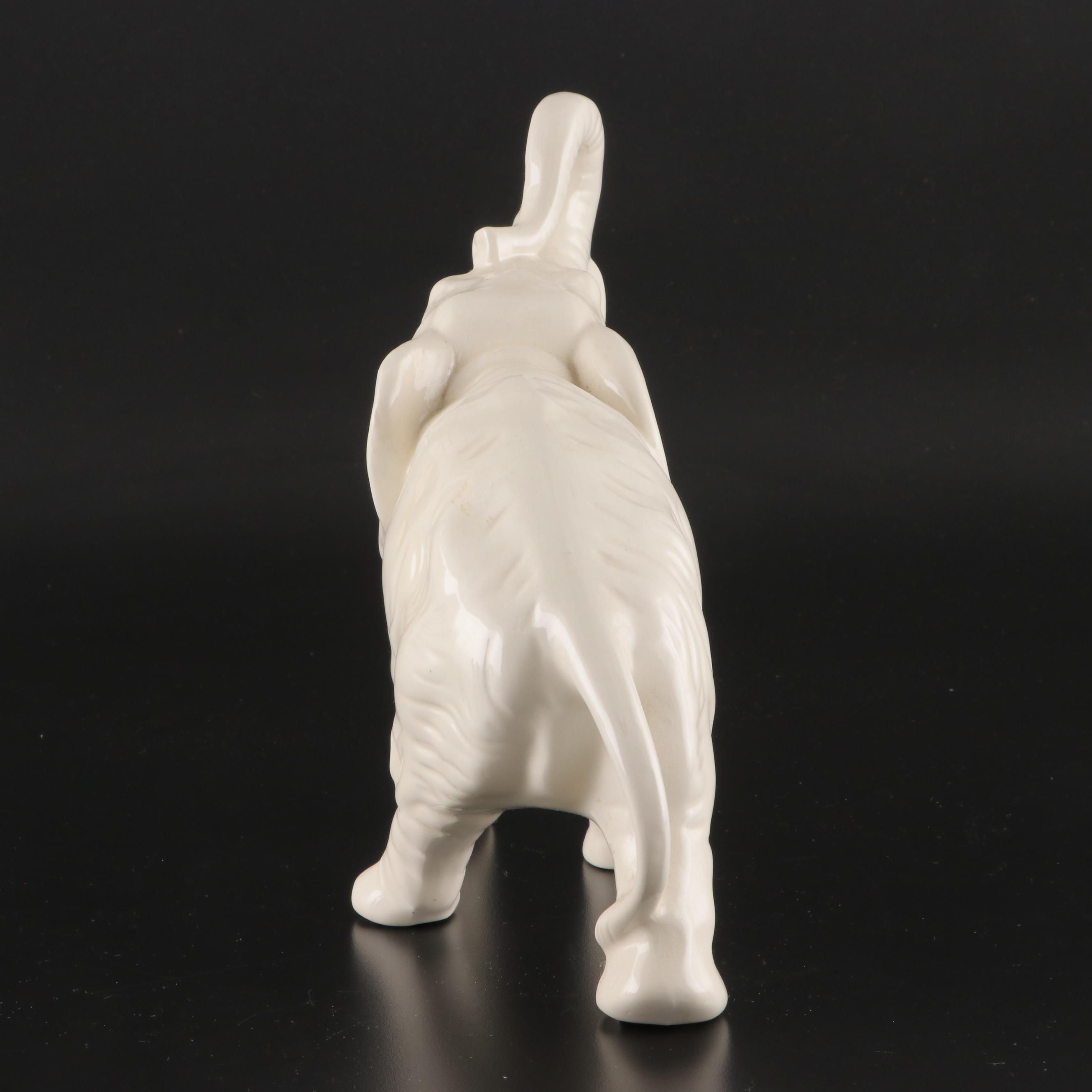 Homco with Other Ceramic Elephant Figurines