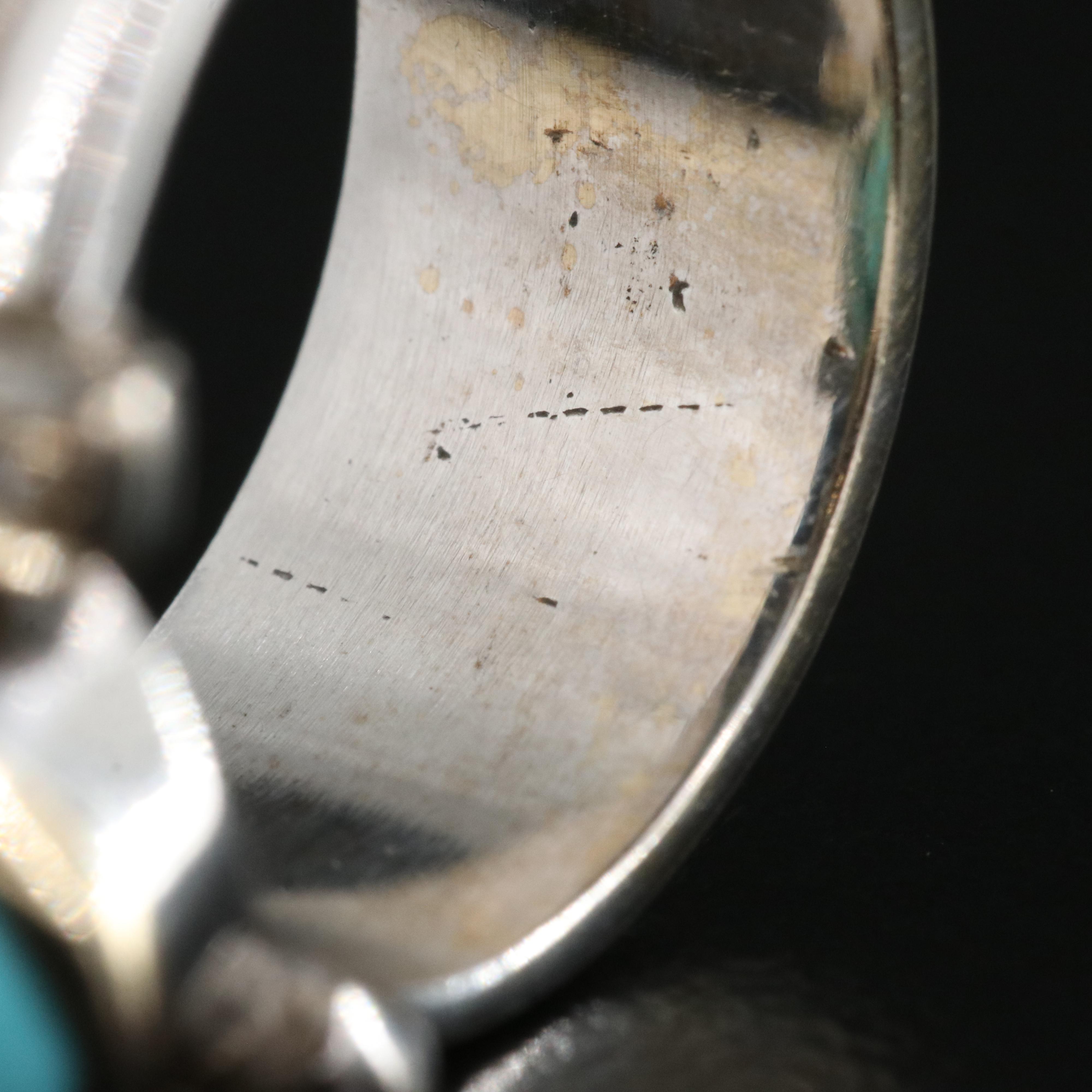 18K Turquoise and Diamond Ring