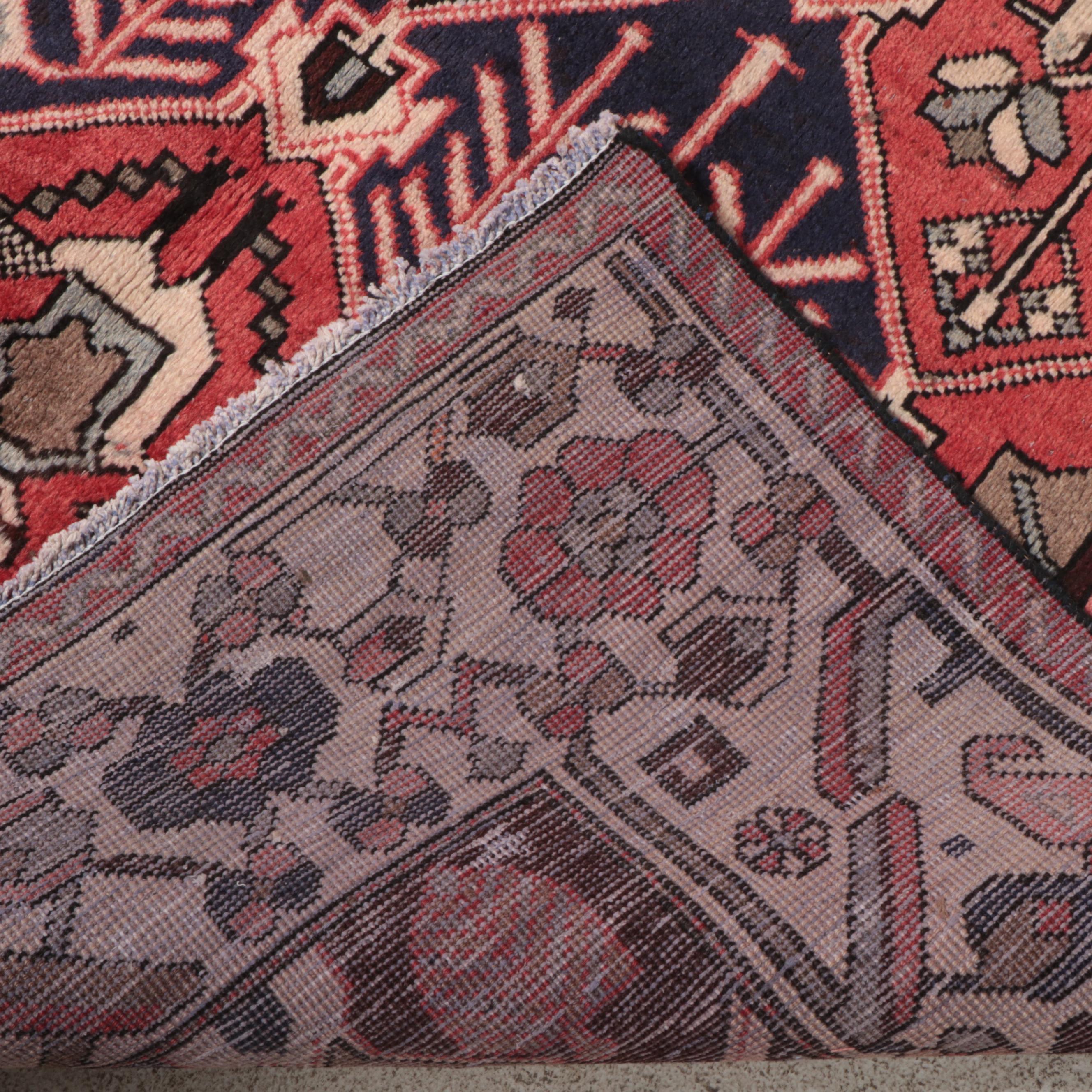 5'2 x 9'7 Hand-Knotted Persian Bakhtiari Area Rug