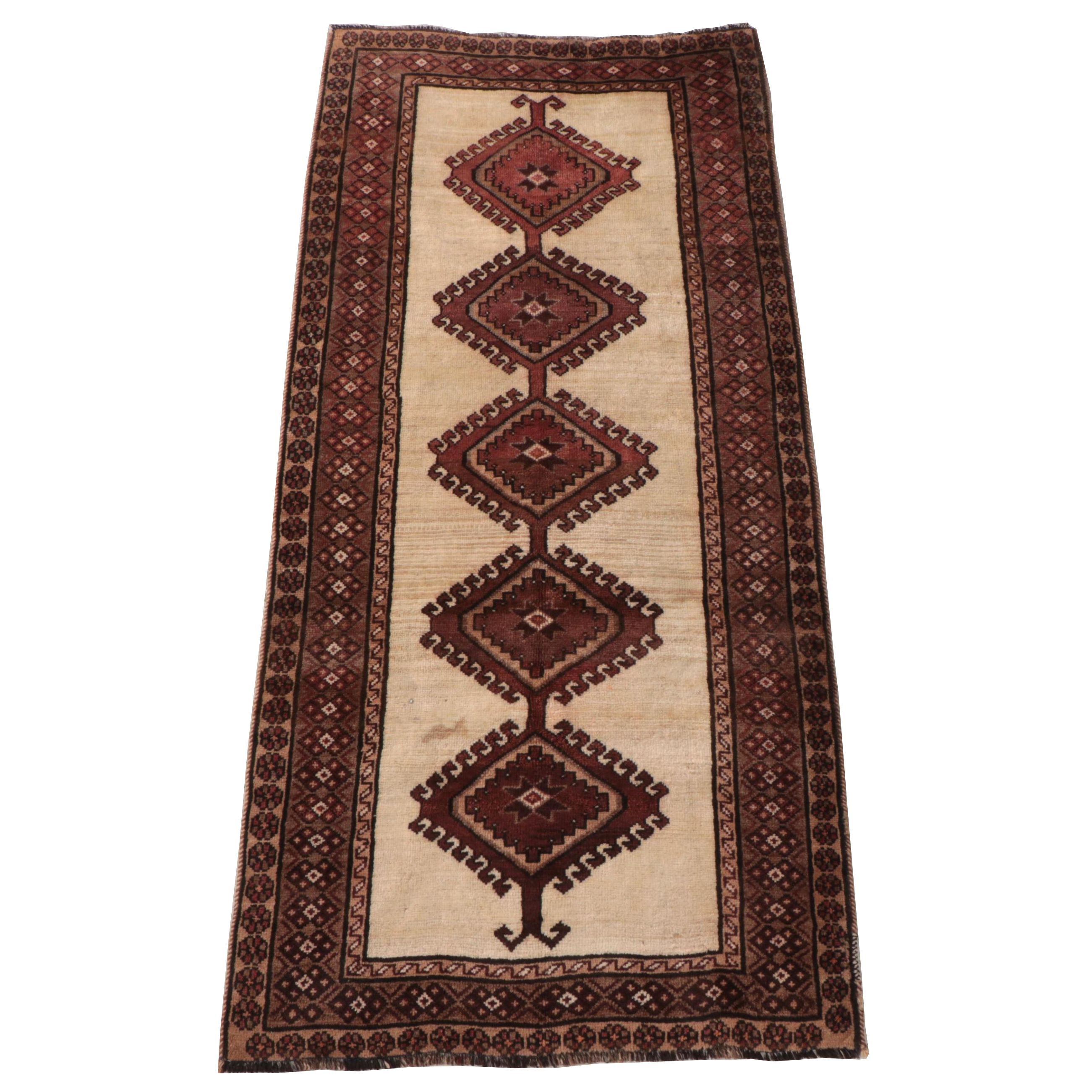 3'6 x 7'11 Hand-Knotted Persian Gabbeh Long Rug