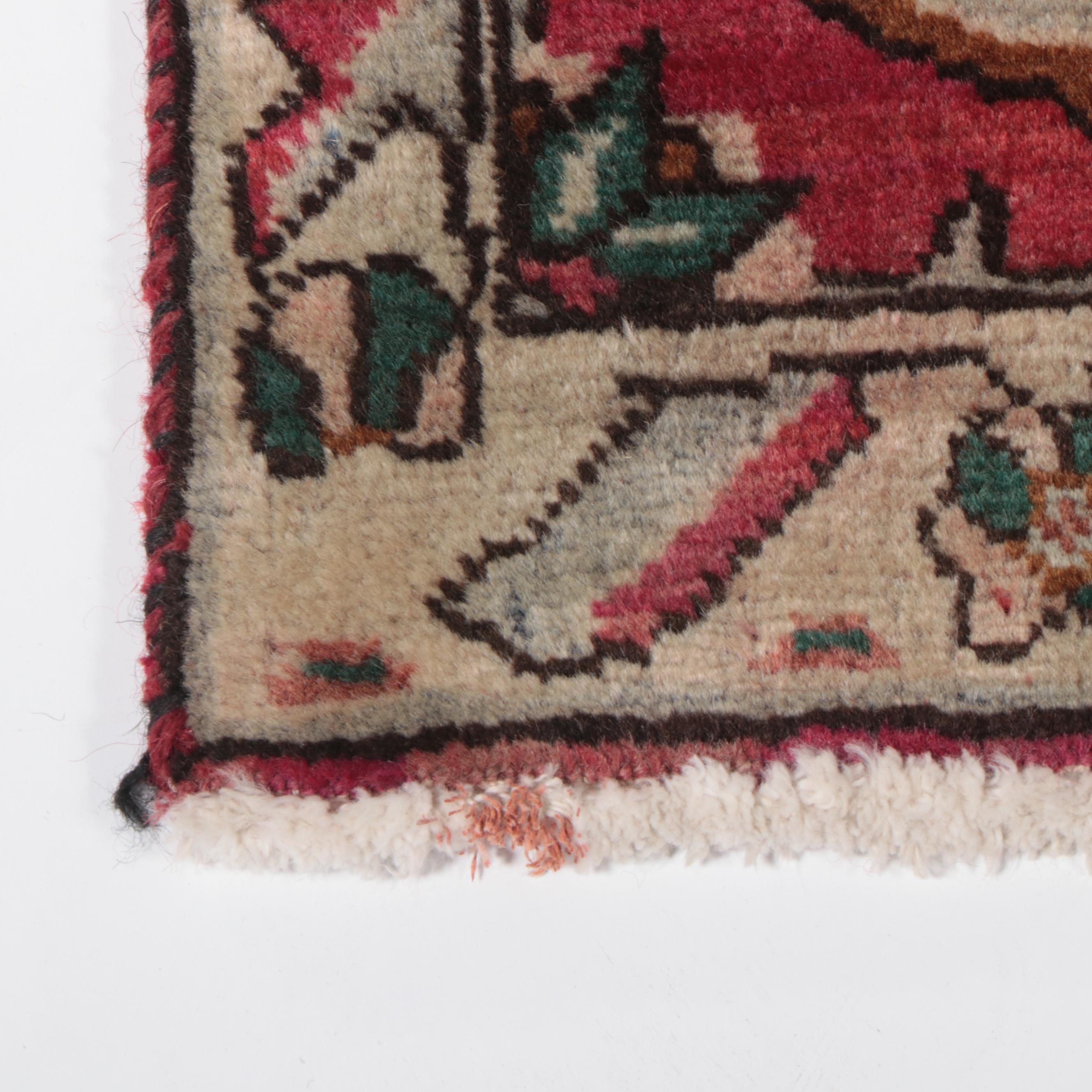 2'6 x 4'7 Hand-Knotted Persian Afshar Accent Rug