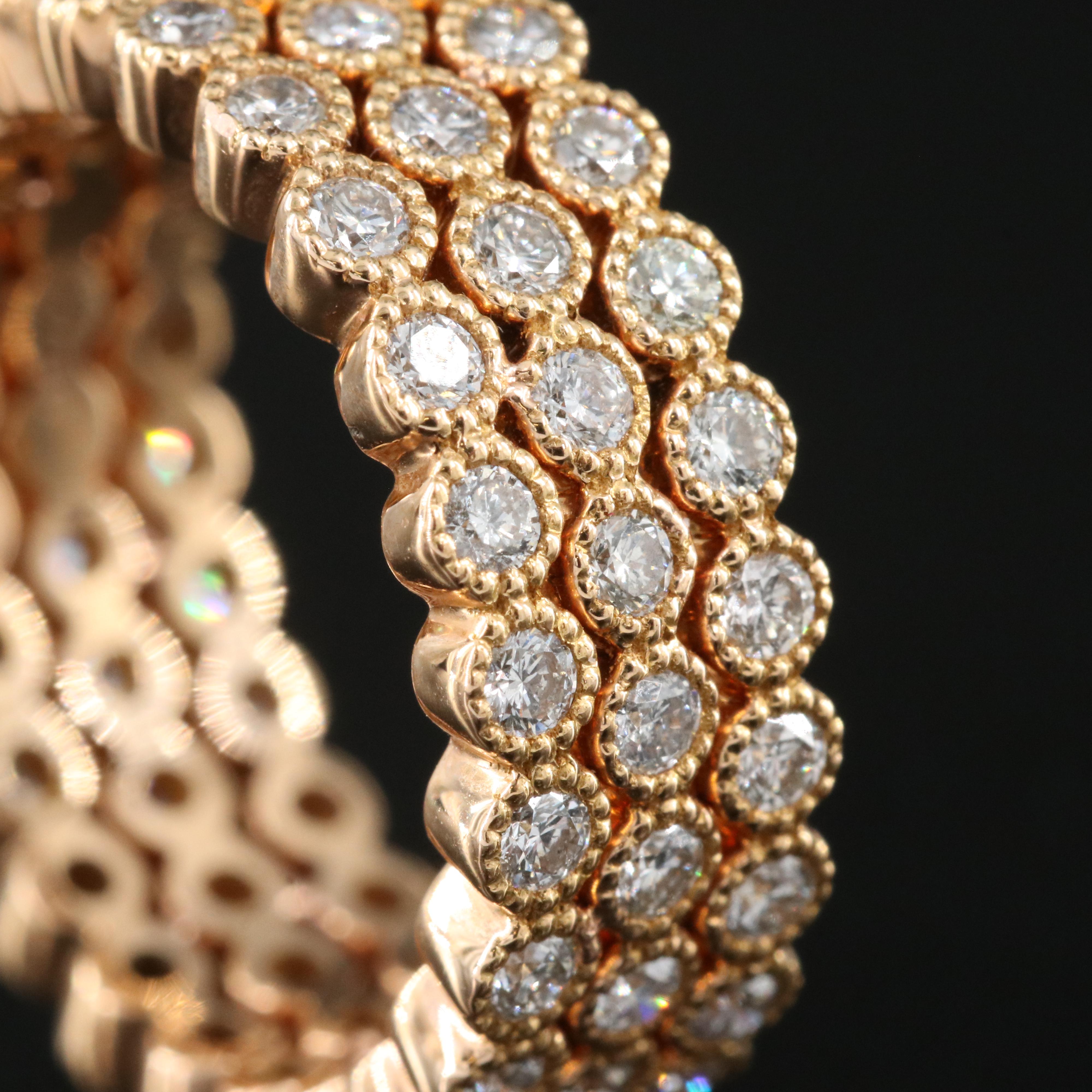18K Rose Gold 1.62 CTW Diamond Eternity Band