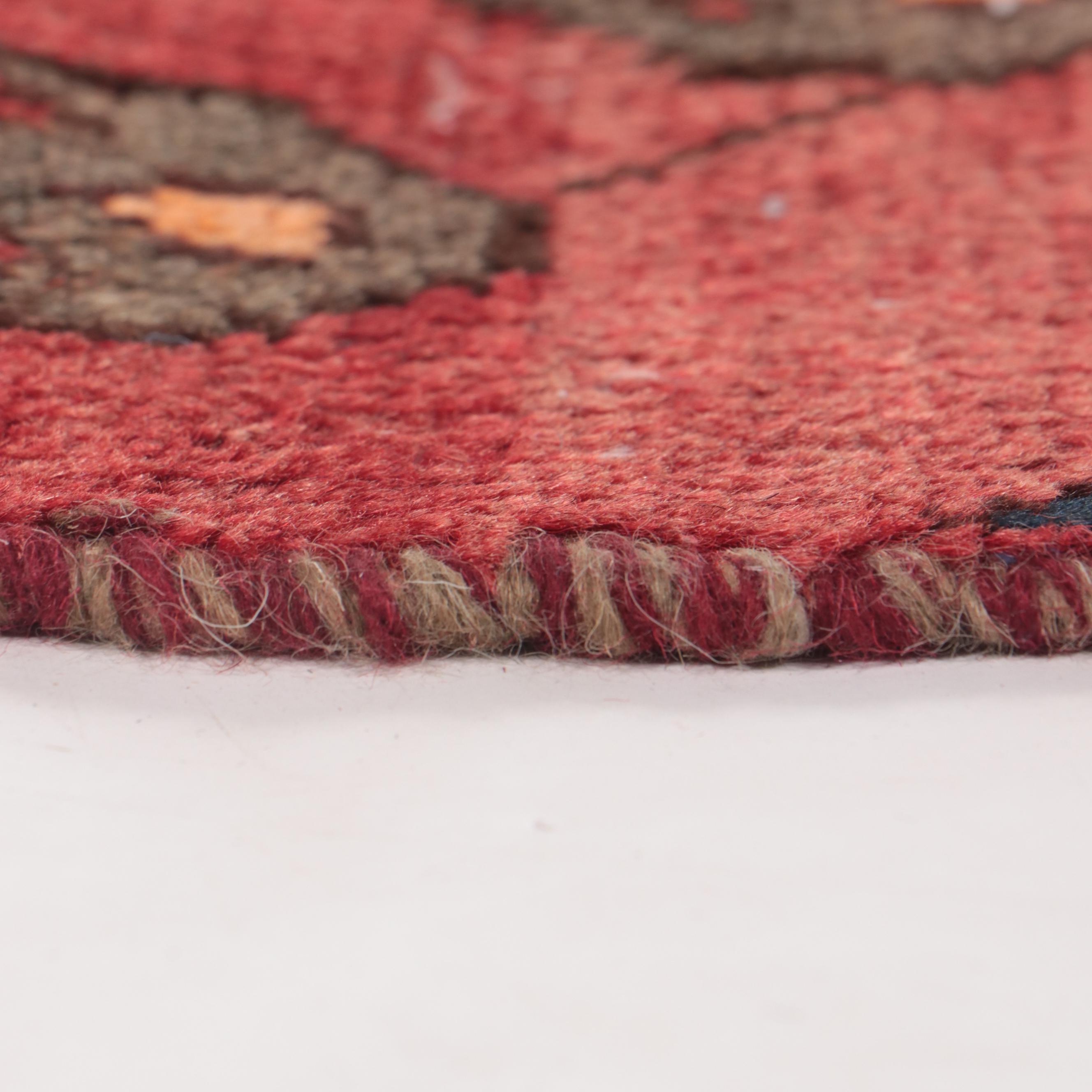 3'2 x 6'3 Hand-Knotted Persian Hamadan Remnant Area Rug