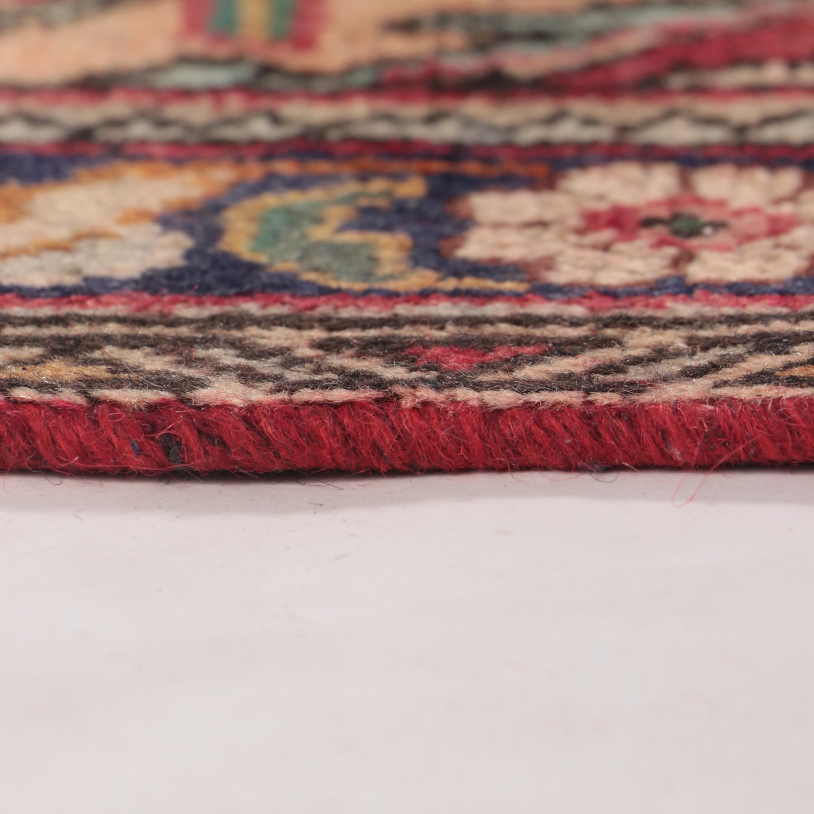 7'3 x 10'7 Hand-Knotted Persian Kerman Area Rug