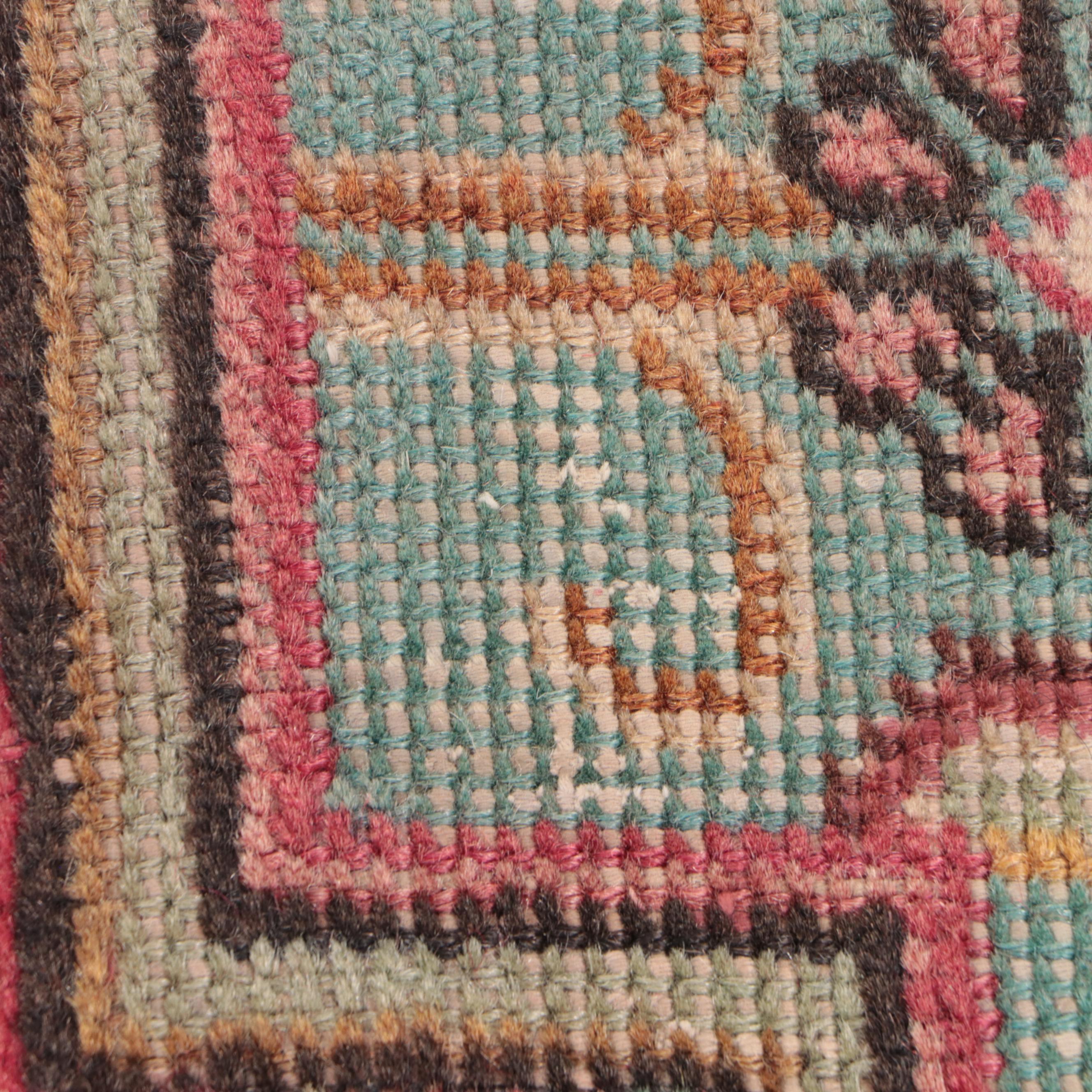 7'3 x 10'7 Hand-Knotted Persian Kerman Area Rug