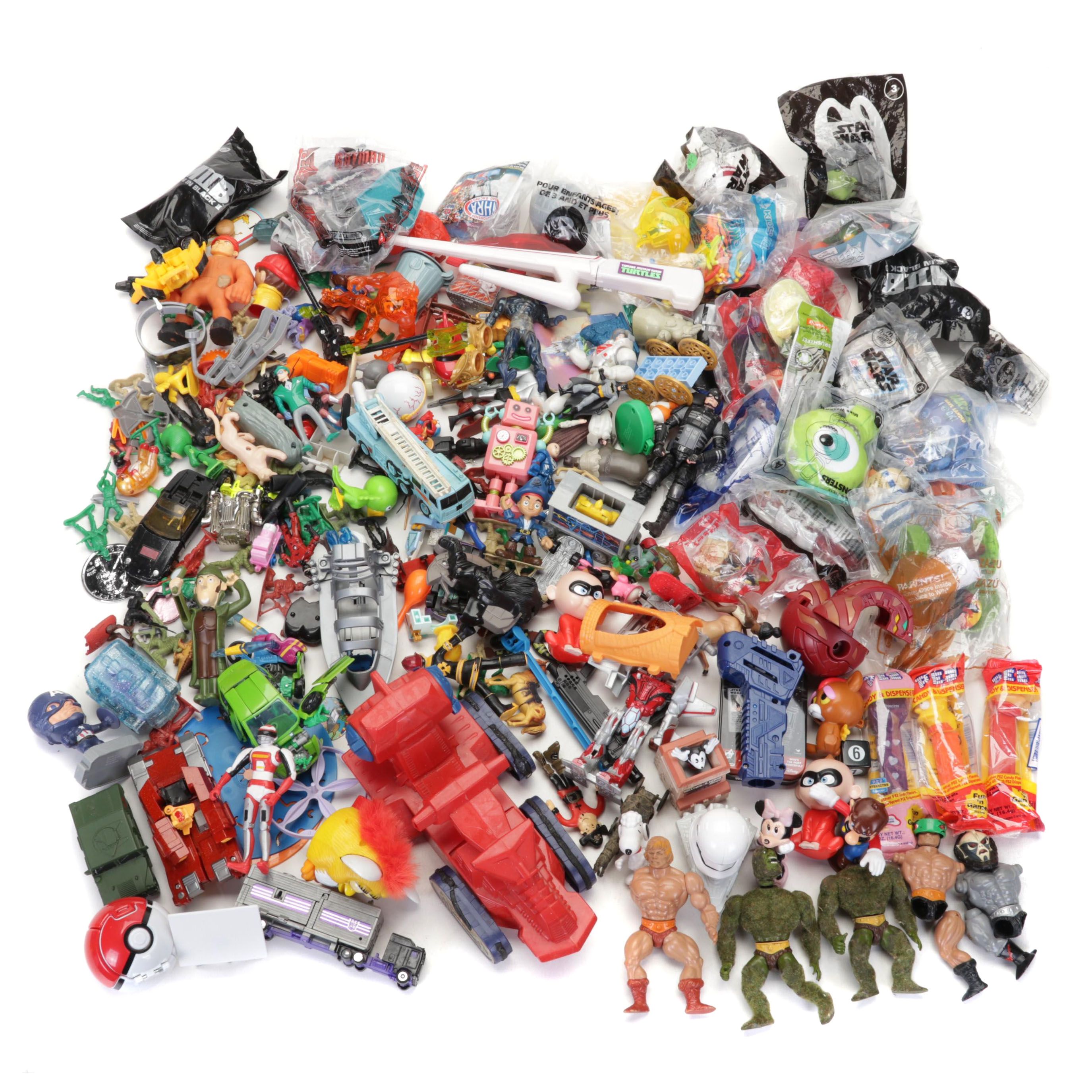 McDonald's and Burger King Happy Meal Toys Including Marvel, Disney and Nintendo
