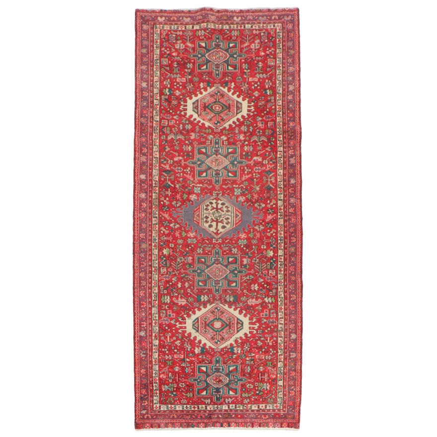 3'4 x 8'10 Hand-Knotted Persian Karaja Long Rug