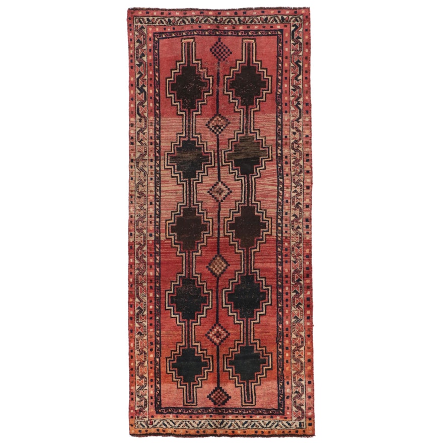 3'9 x 8'8 Hand-Knotted Persian Shiraz Long Rug