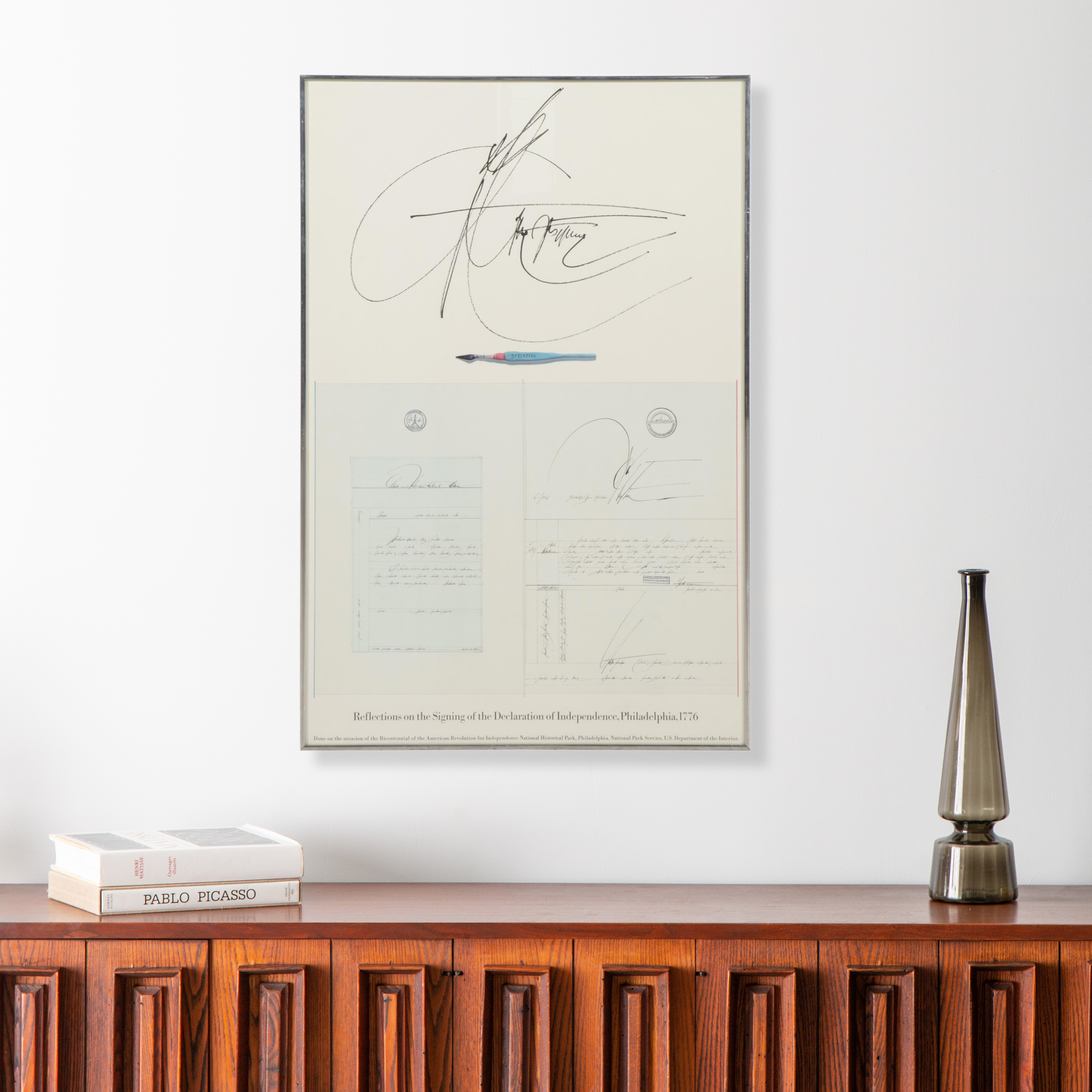 National Parks Service Offset Lithograph After Saul Steinberg, Circa 1976