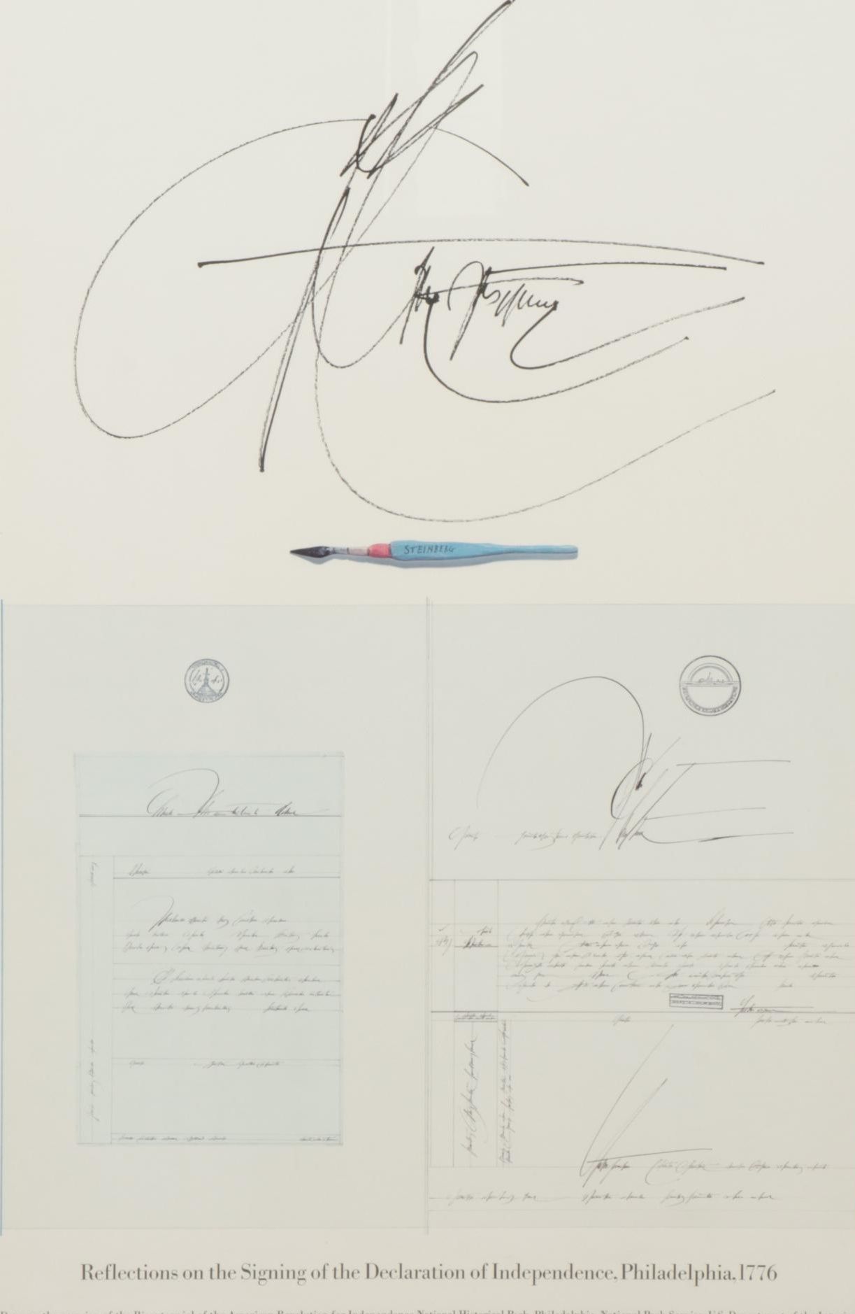 National Parks Service Offset Lithograph After Saul Steinberg, Circa 1976