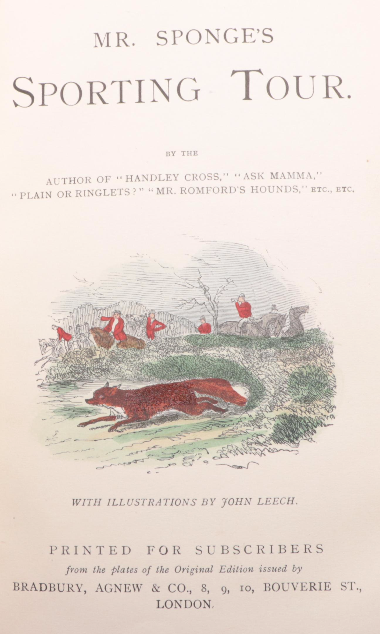 "Ask Mamma, or the Richest Commoner in England" and More by Robert Smith Surtees