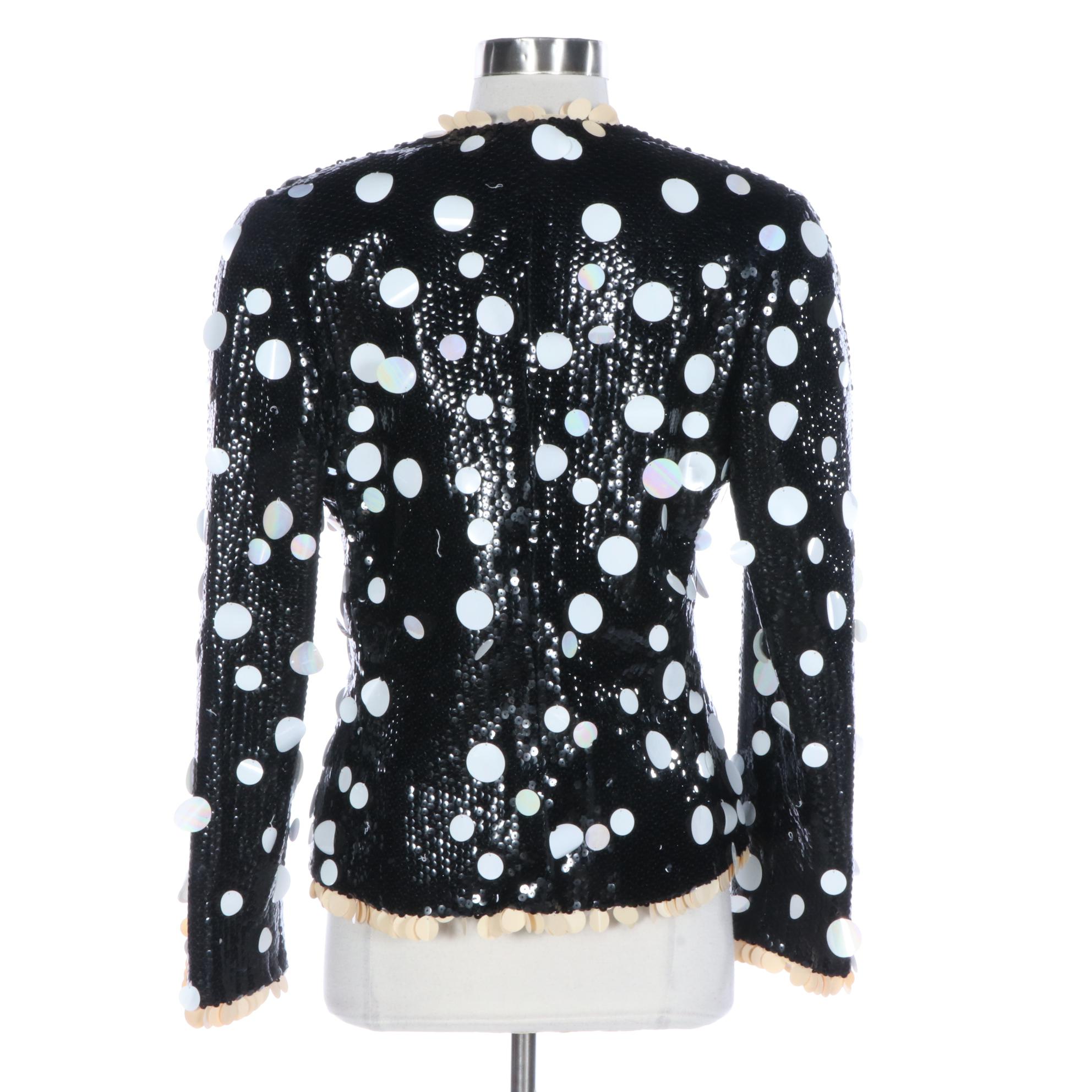 Bill Blass for I. Magnin Sequin and Paillette Evening Jacket