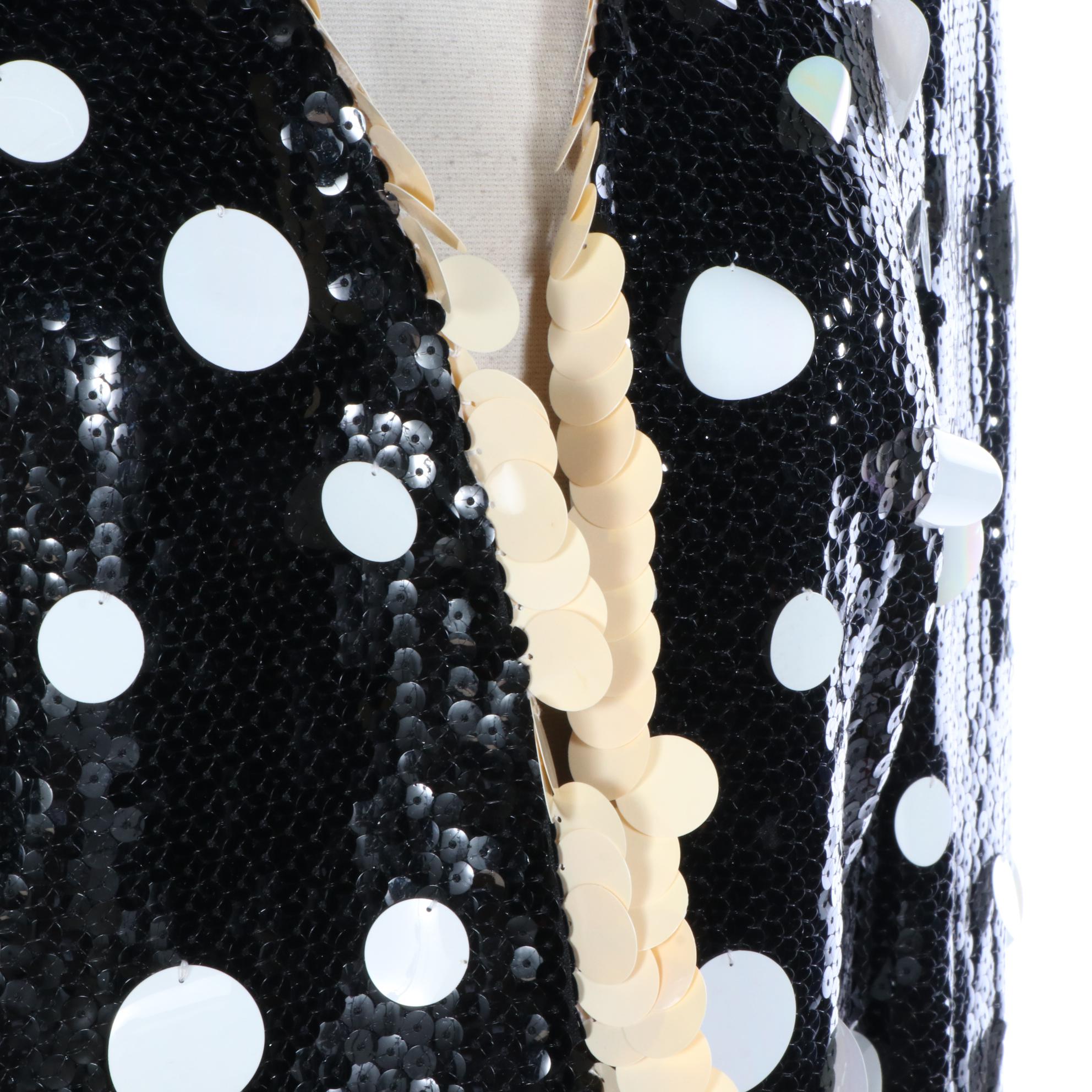 Bill Blass for I. Magnin Sequin and Paillette Evening Jacket