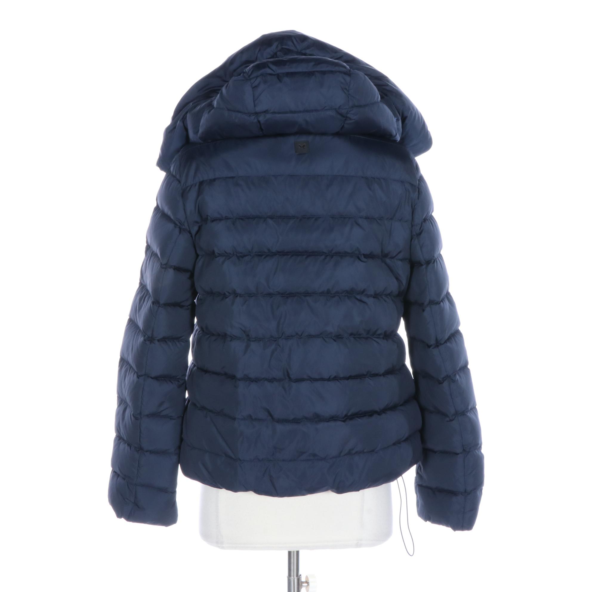 Max Mara Weekend Puffer Jacket with Hood and Toggle Buttons