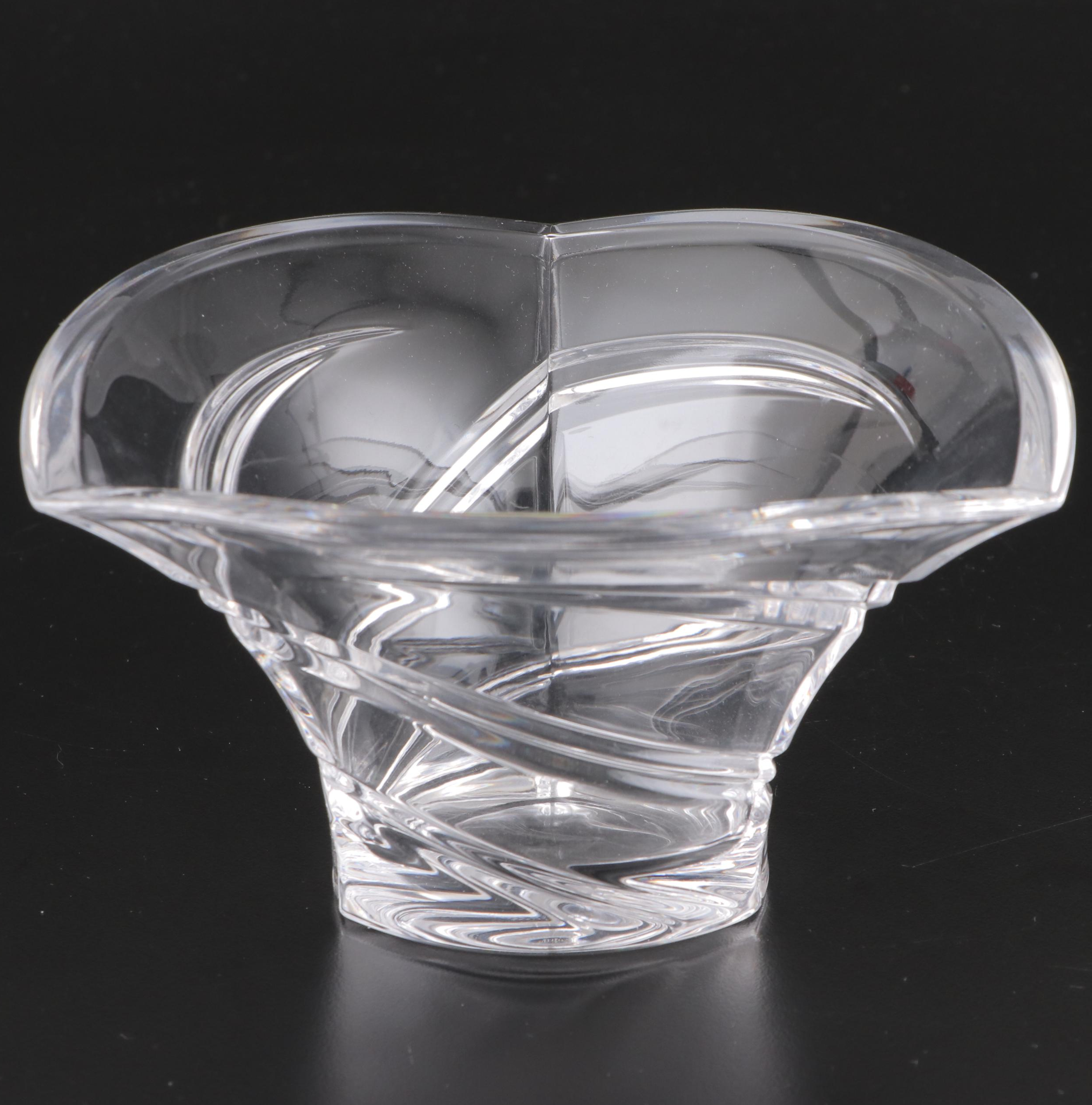 Waterford Lismore Square Bowl, Marquis Vase and Bowl, Swarovski Paperweight