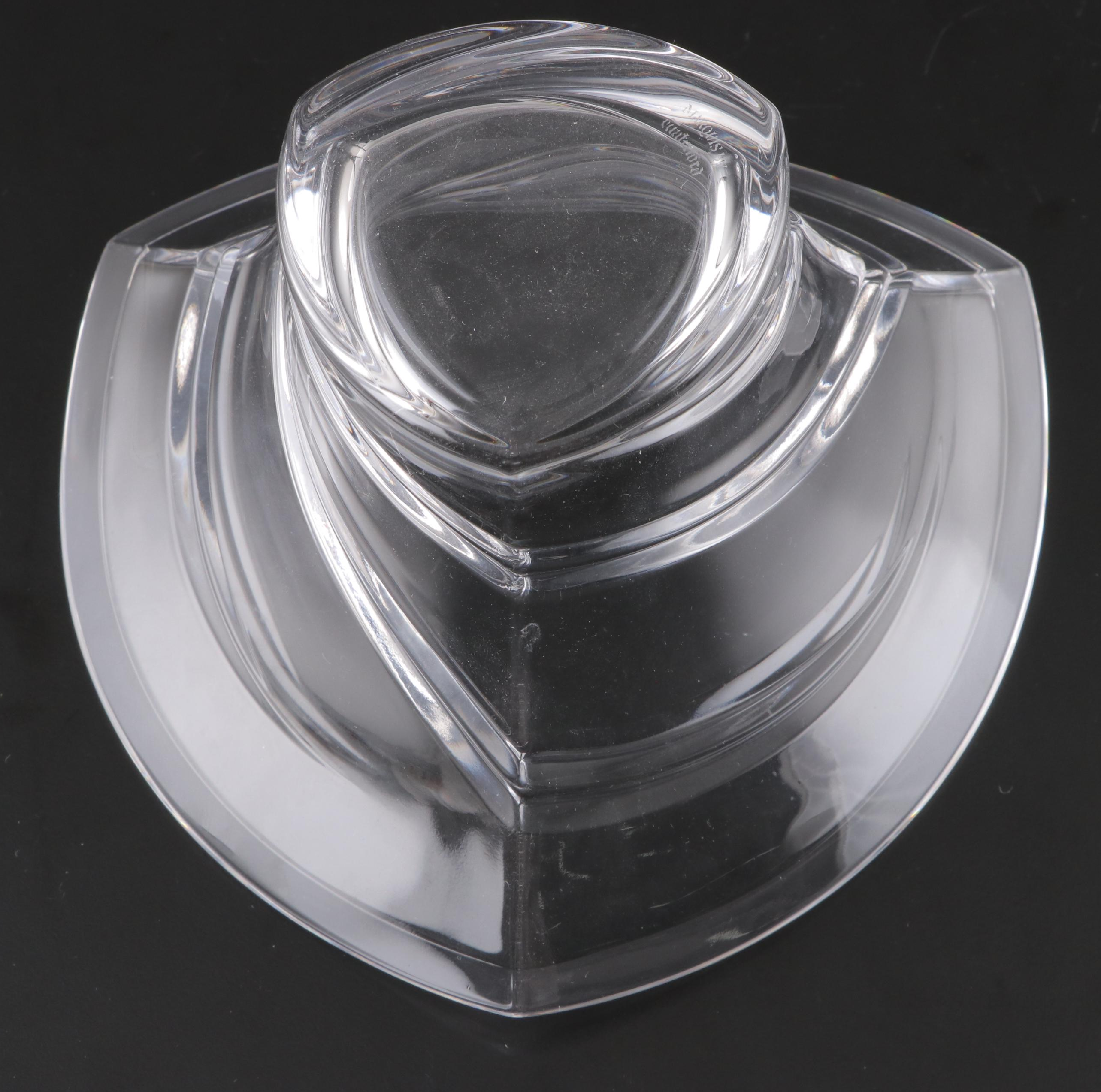 Waterford Lismore Square Bowl, Marquis Vase and Bowl, Swarovski Paperweight