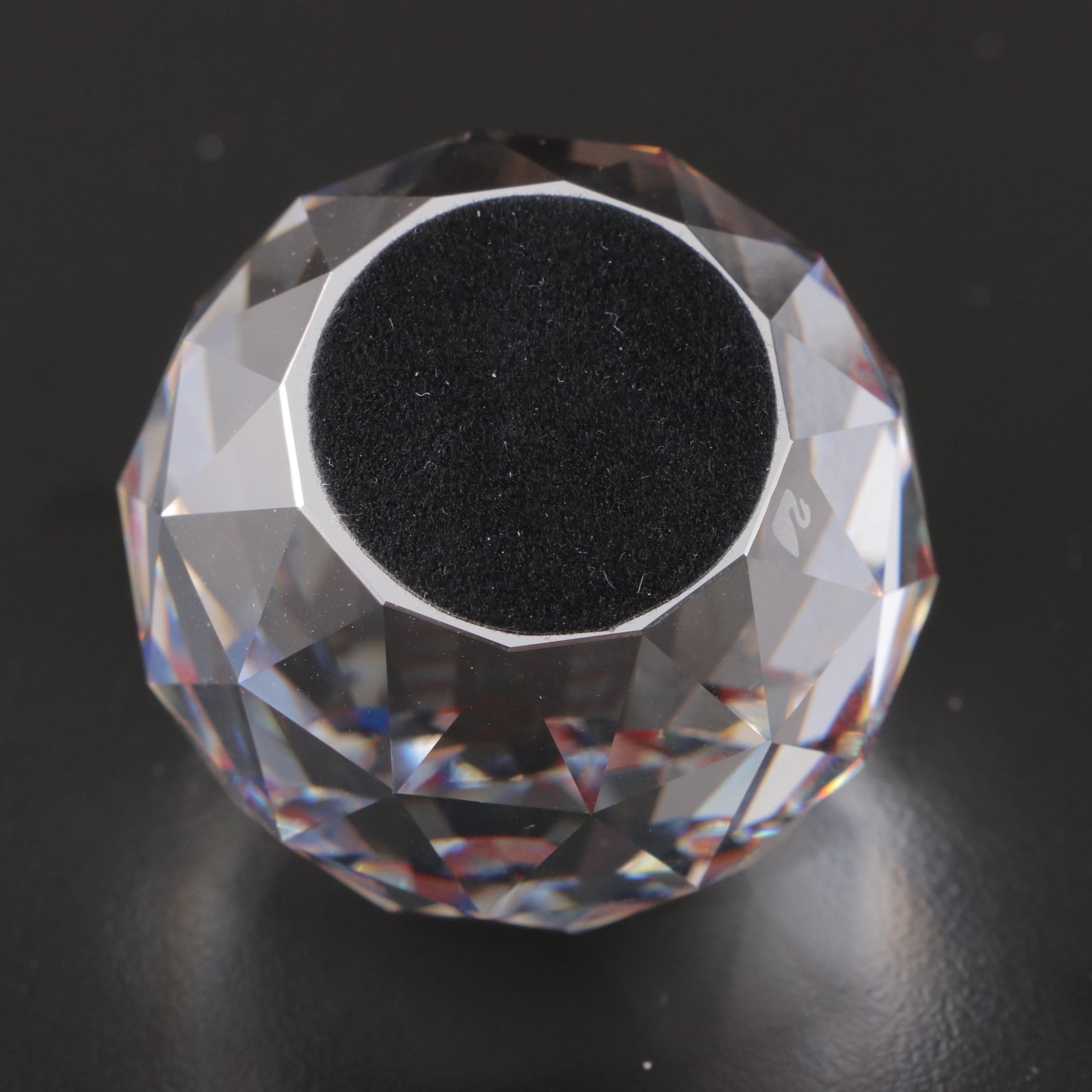 Waterford Lismore Square Bowl, Marquis Vase and Bowl, Swarovski Paperweight