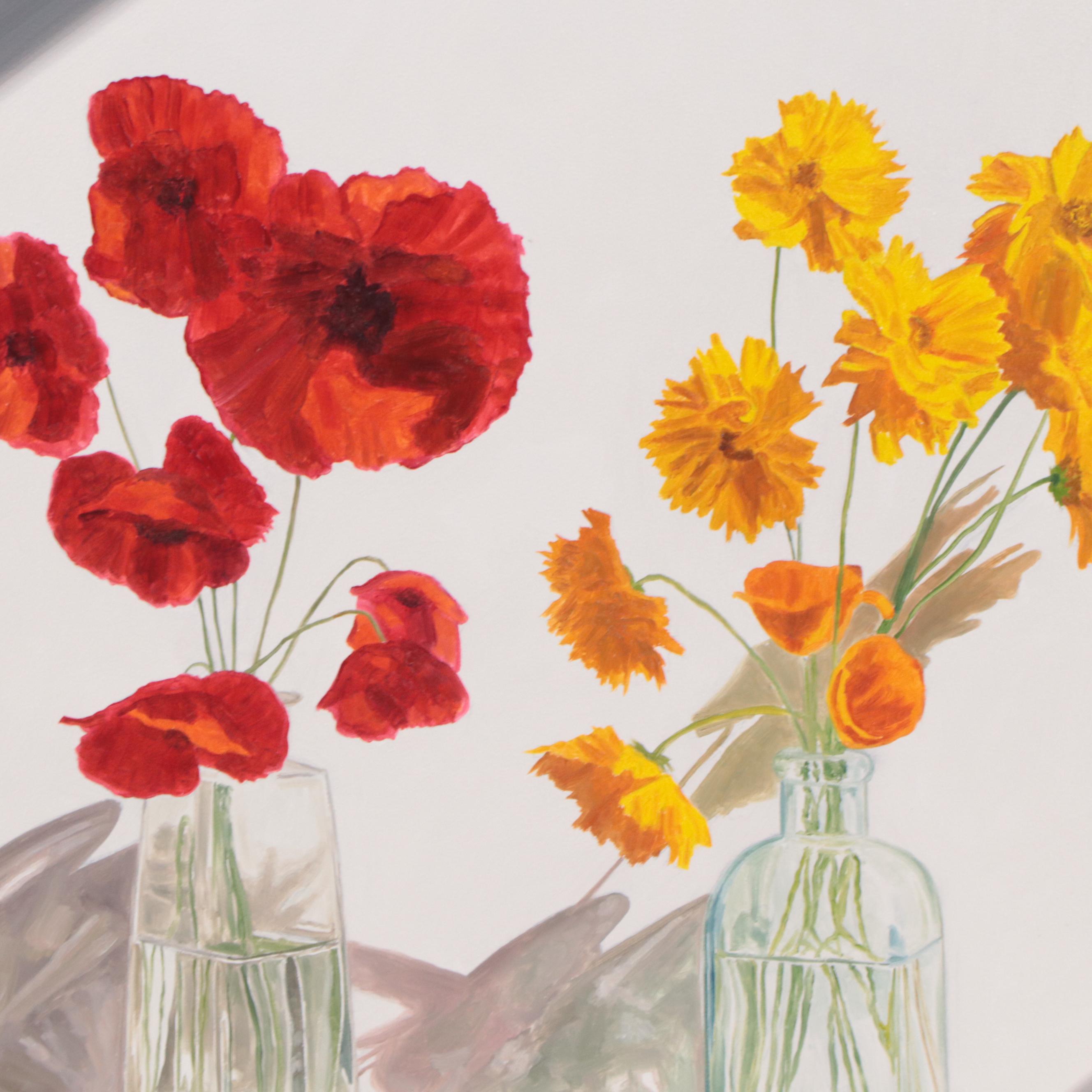 Peter Lentini Oil Painting "Dialogue," 21st Century