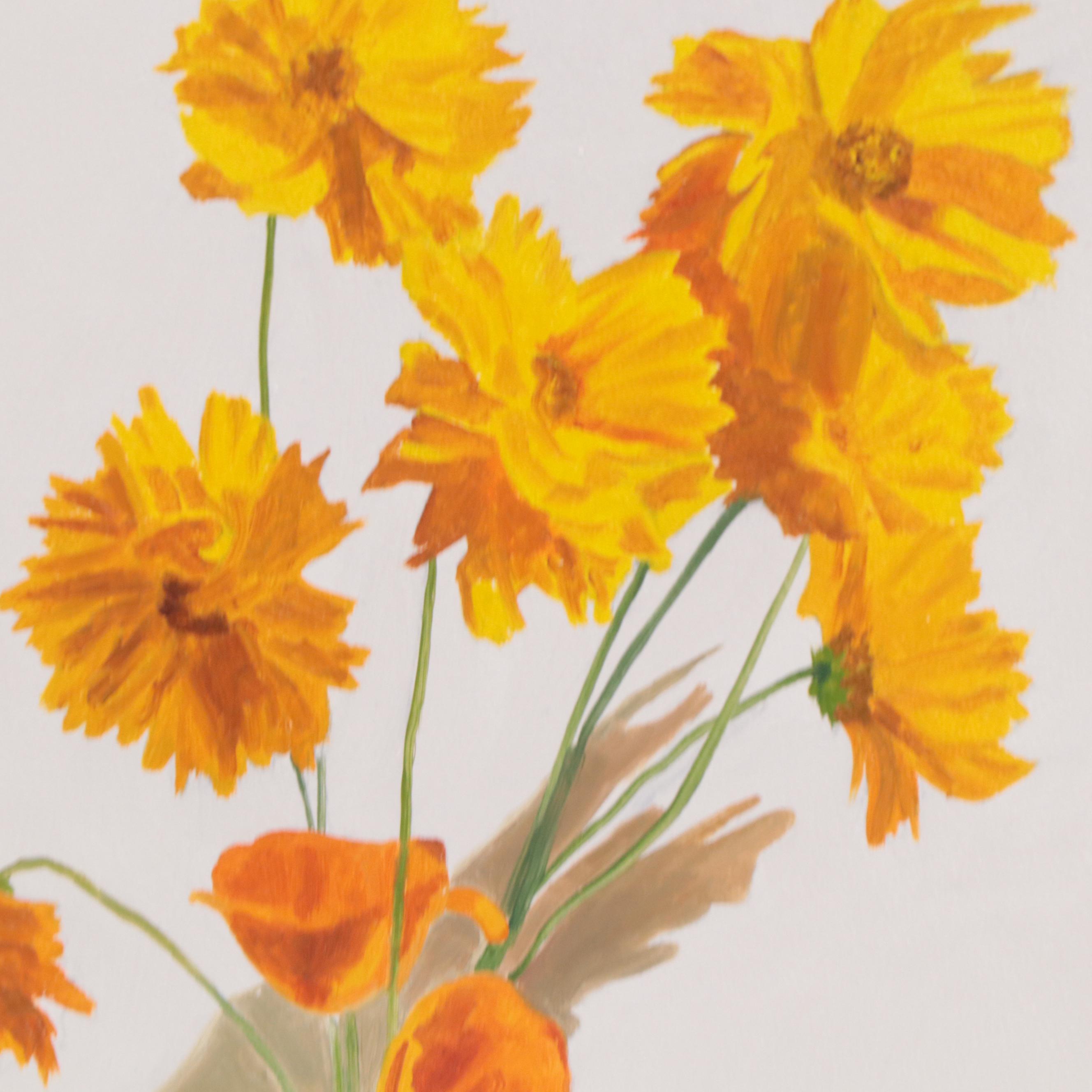 Peter Lentini Oil Painting "Dialogue," 21st Century