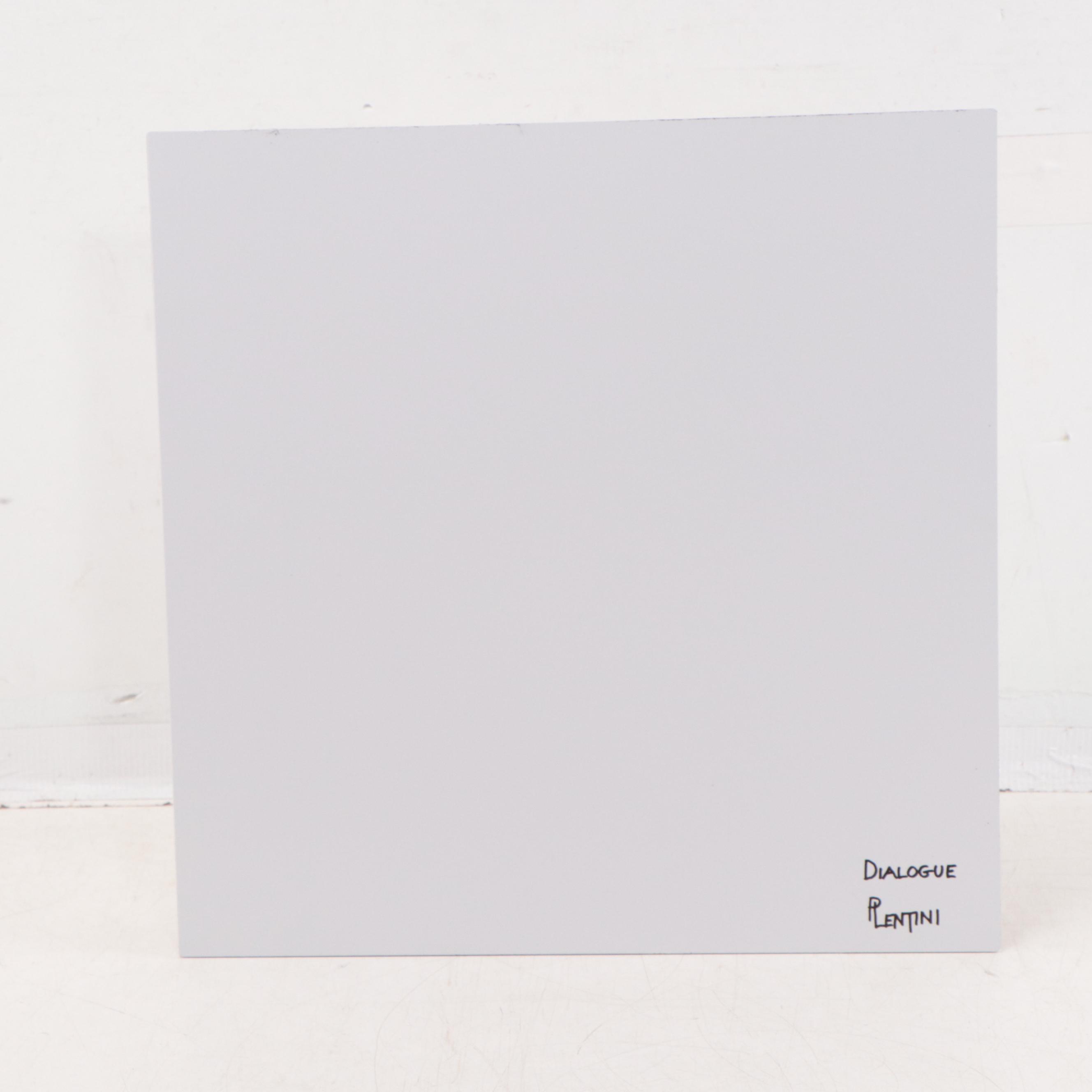 Peter Lentini Oil Painting "Dialogue," 21st Century