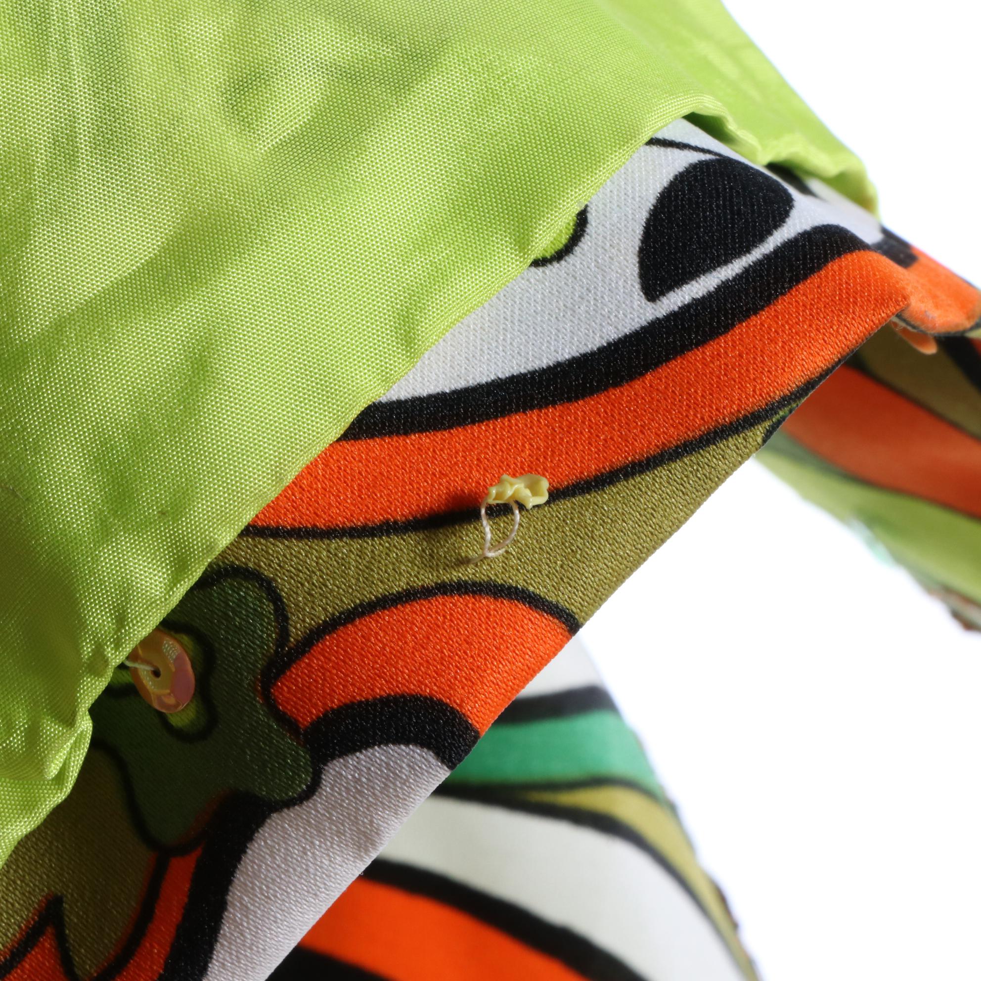 Pop Art Floral Print Embellished Duster Coat with Split Sides