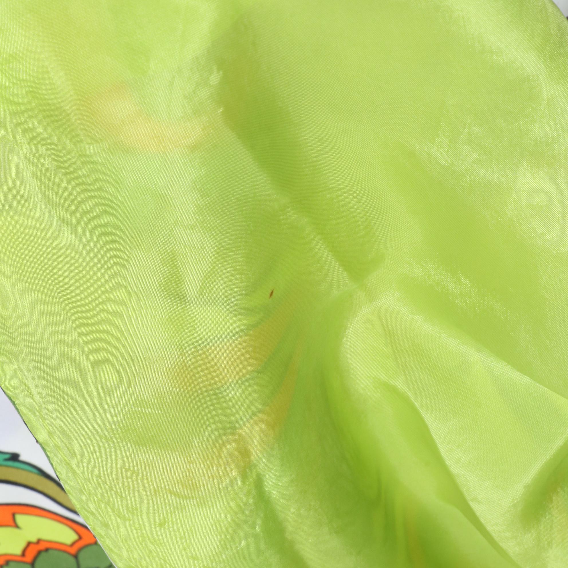 Pop Art Floral Print Embellished Duster Coat with Split Sides