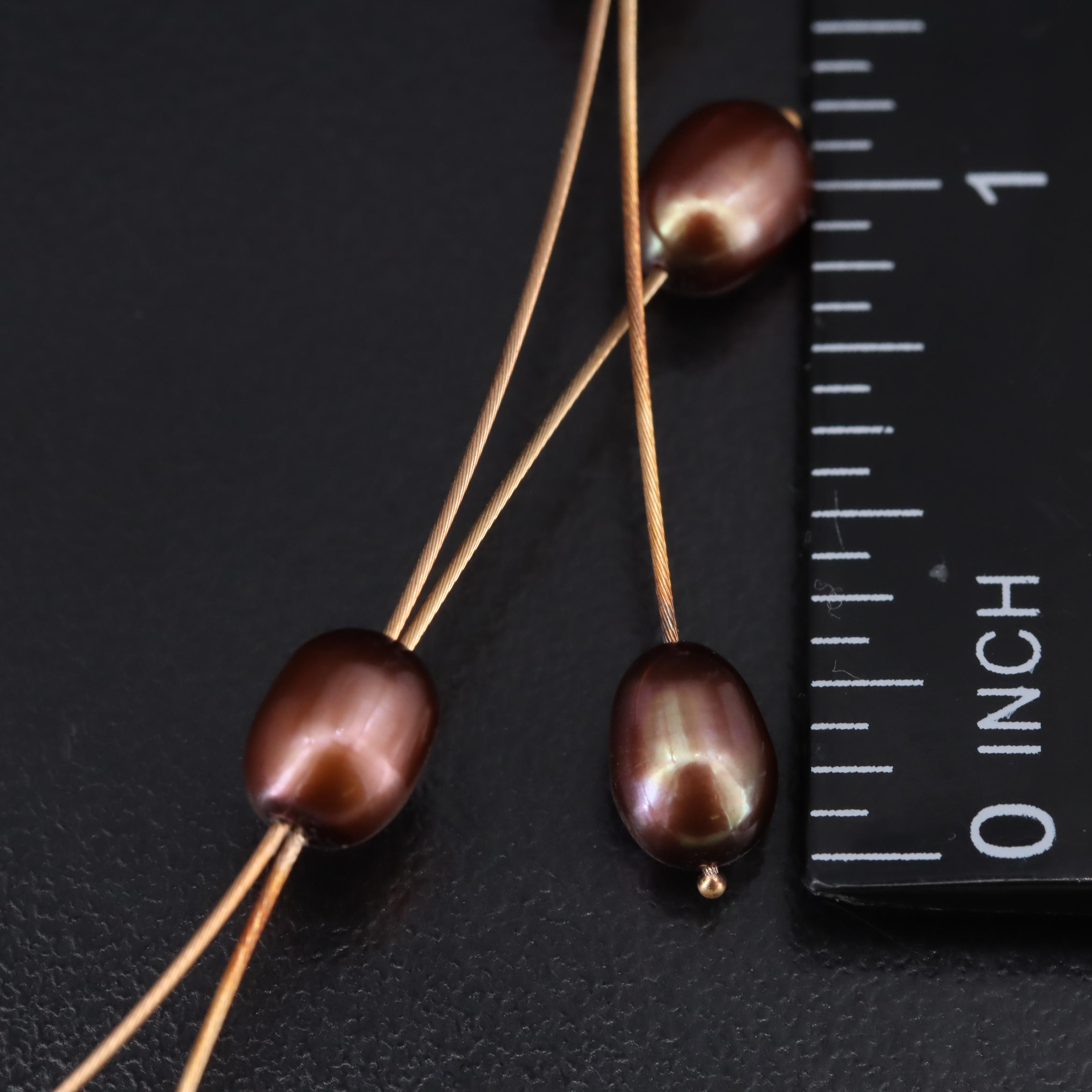 14K Pearl Fancy Link Necklace