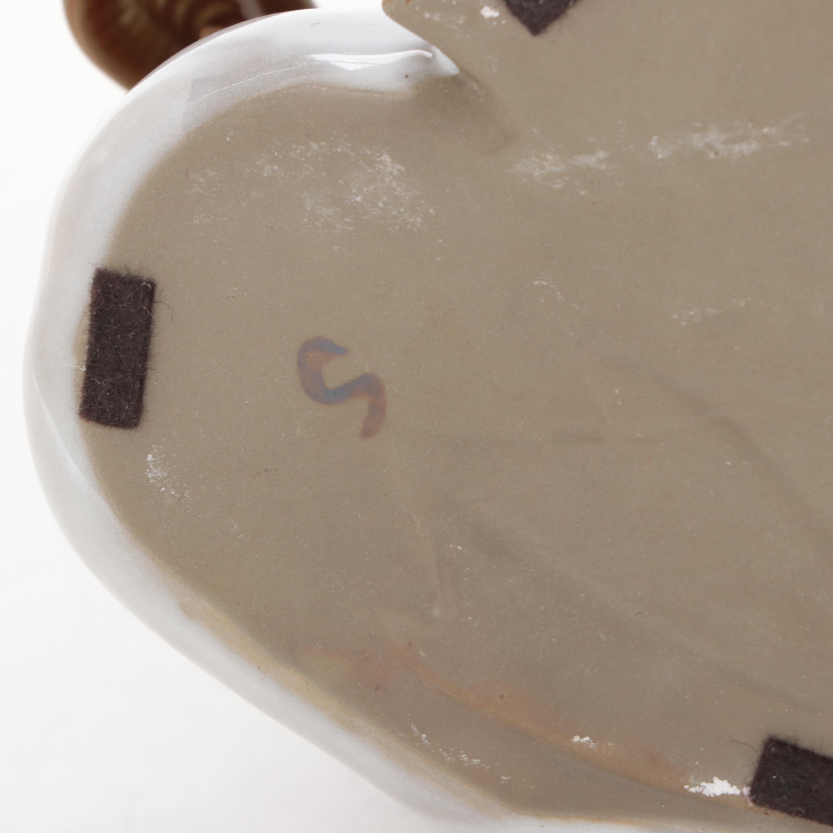 Chinese Earthenware Duck Figurine